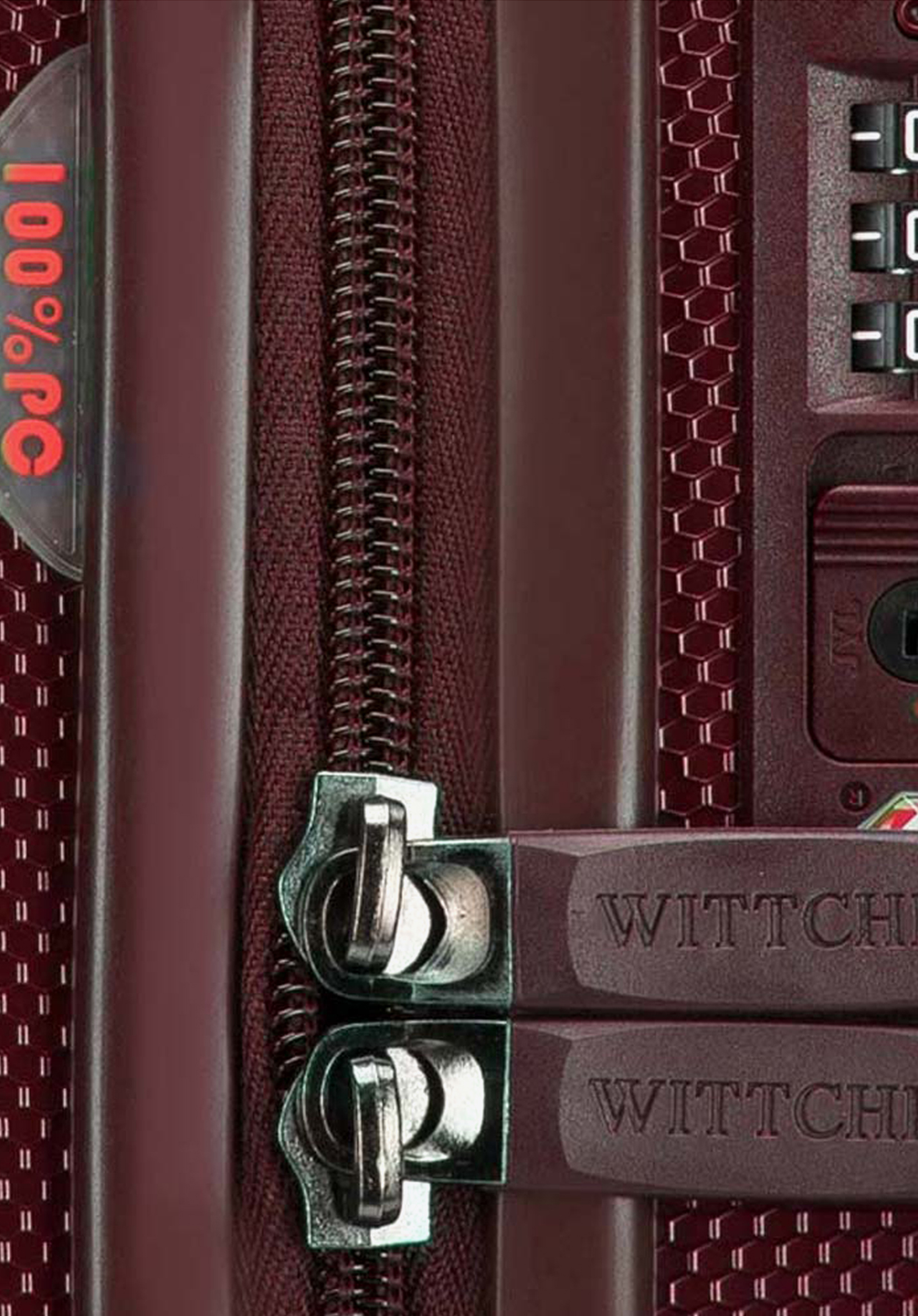 Walizka kabinowa z polikarbonu geometryczna