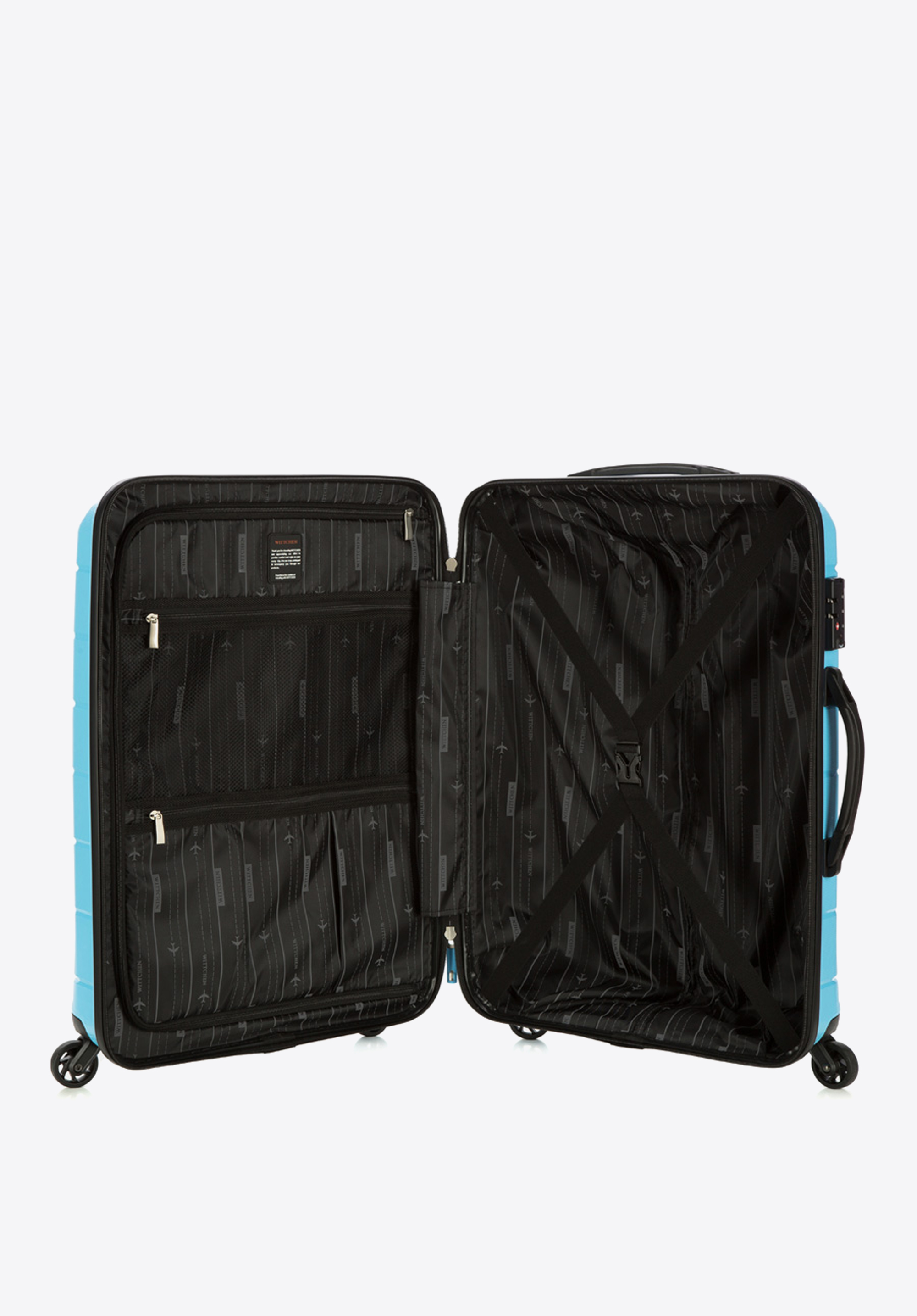 Walizka kabinowa z polipropylenu żłobiona