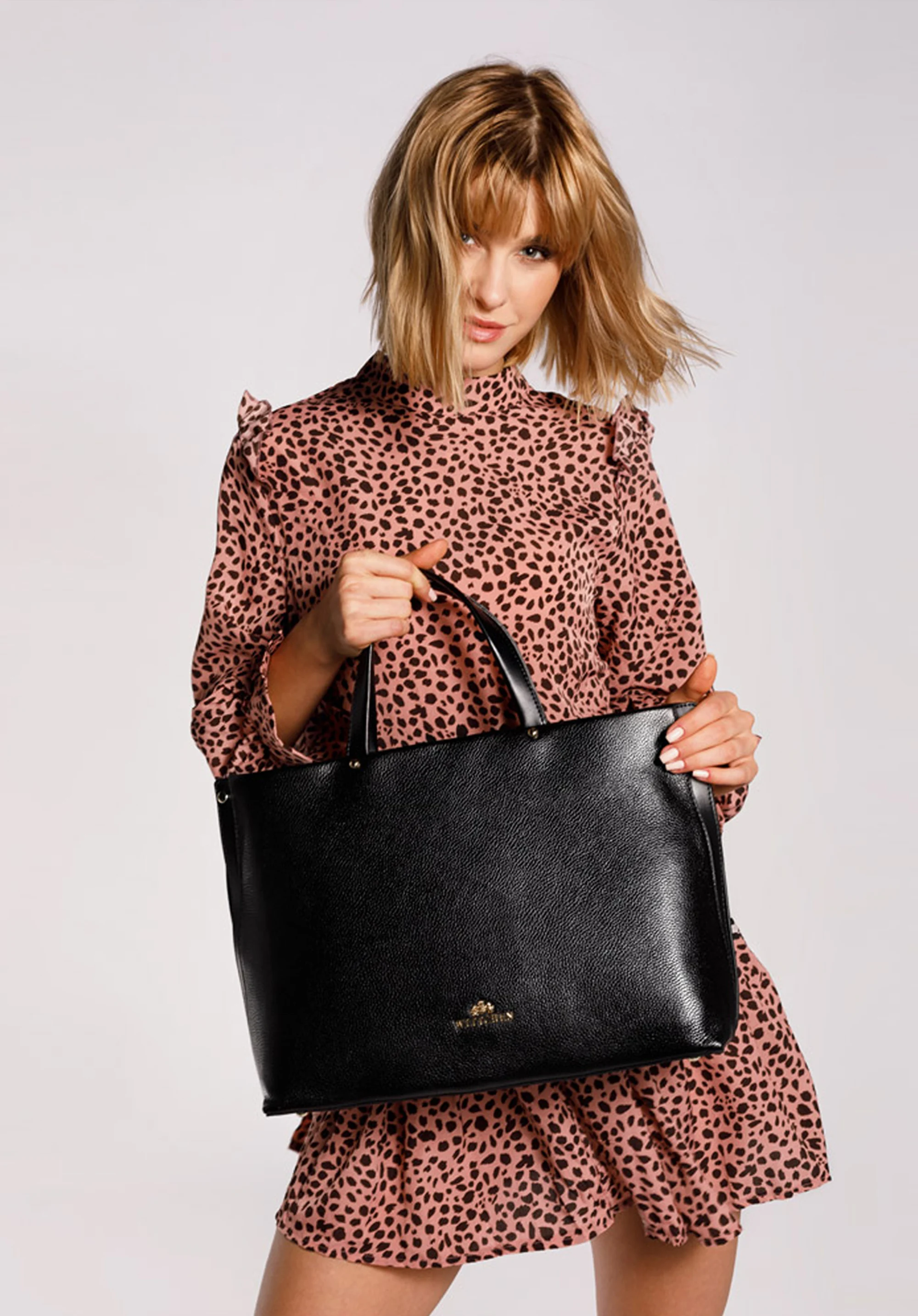 Torba skórzana z kieszenią na laptopa 11”/12”