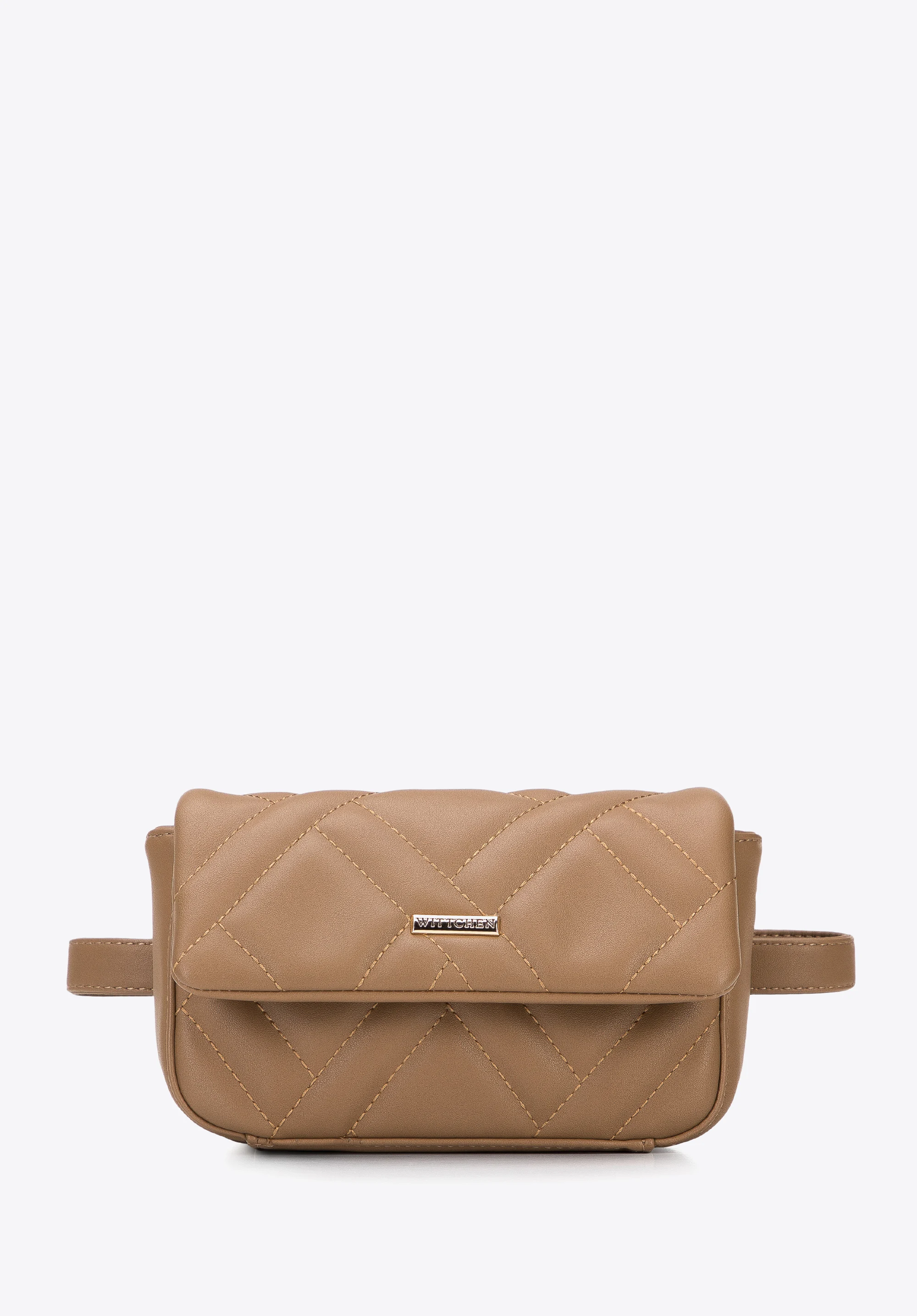 Damska torebka nerka geometrycznie pikowana