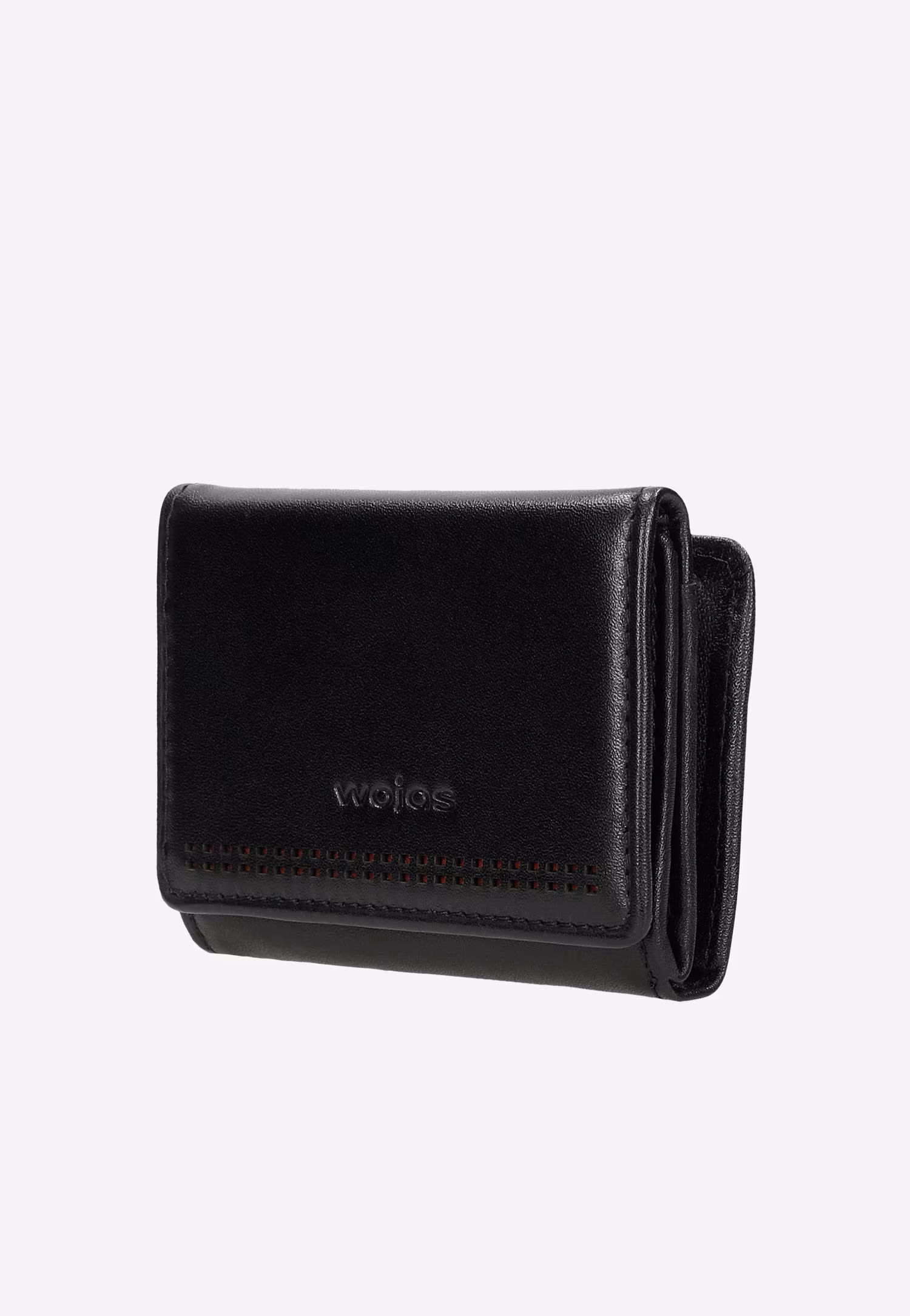 Portfel czerwony skórzany z ochroną RFID