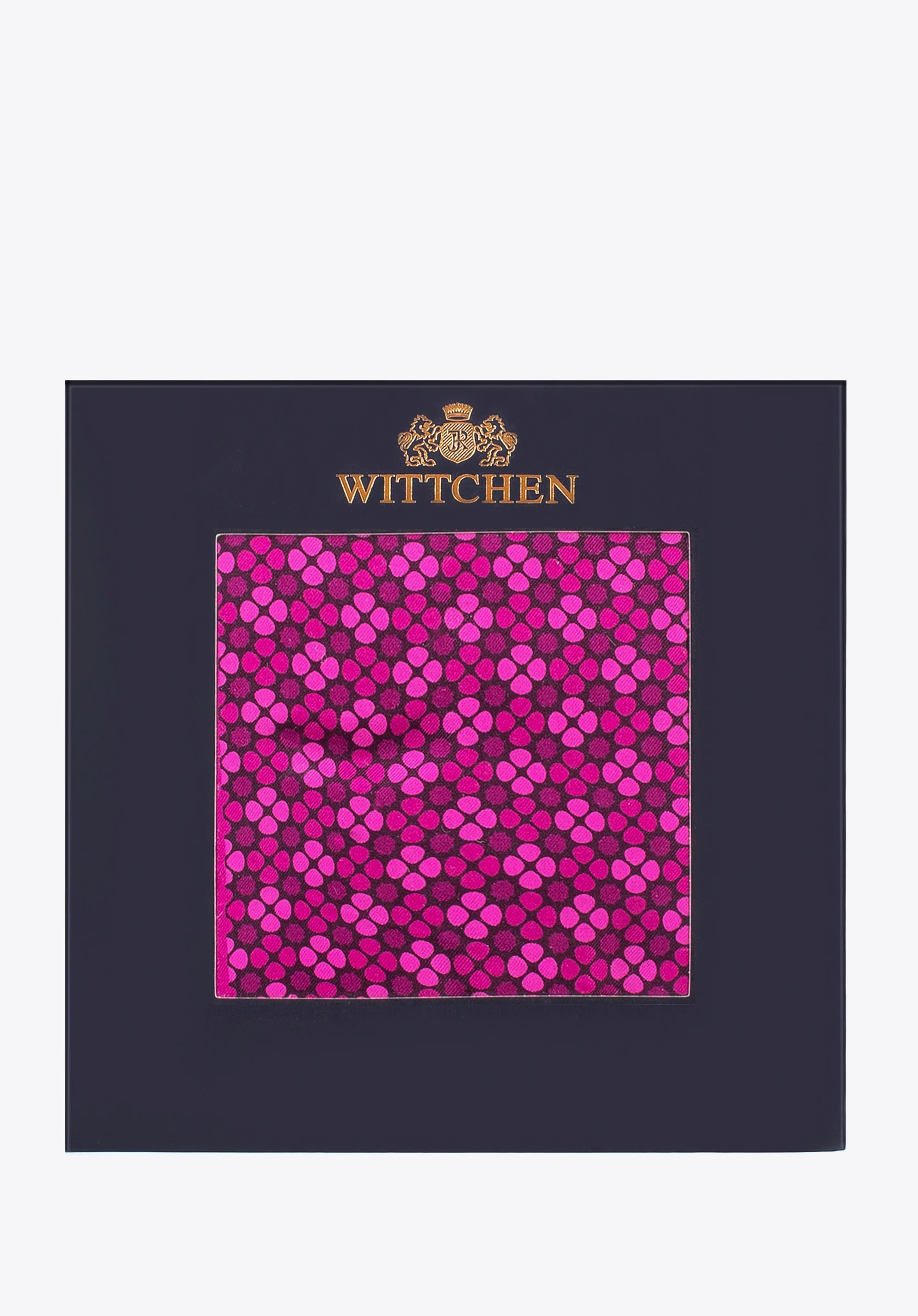 Poszetka z jedwabiu we wzory