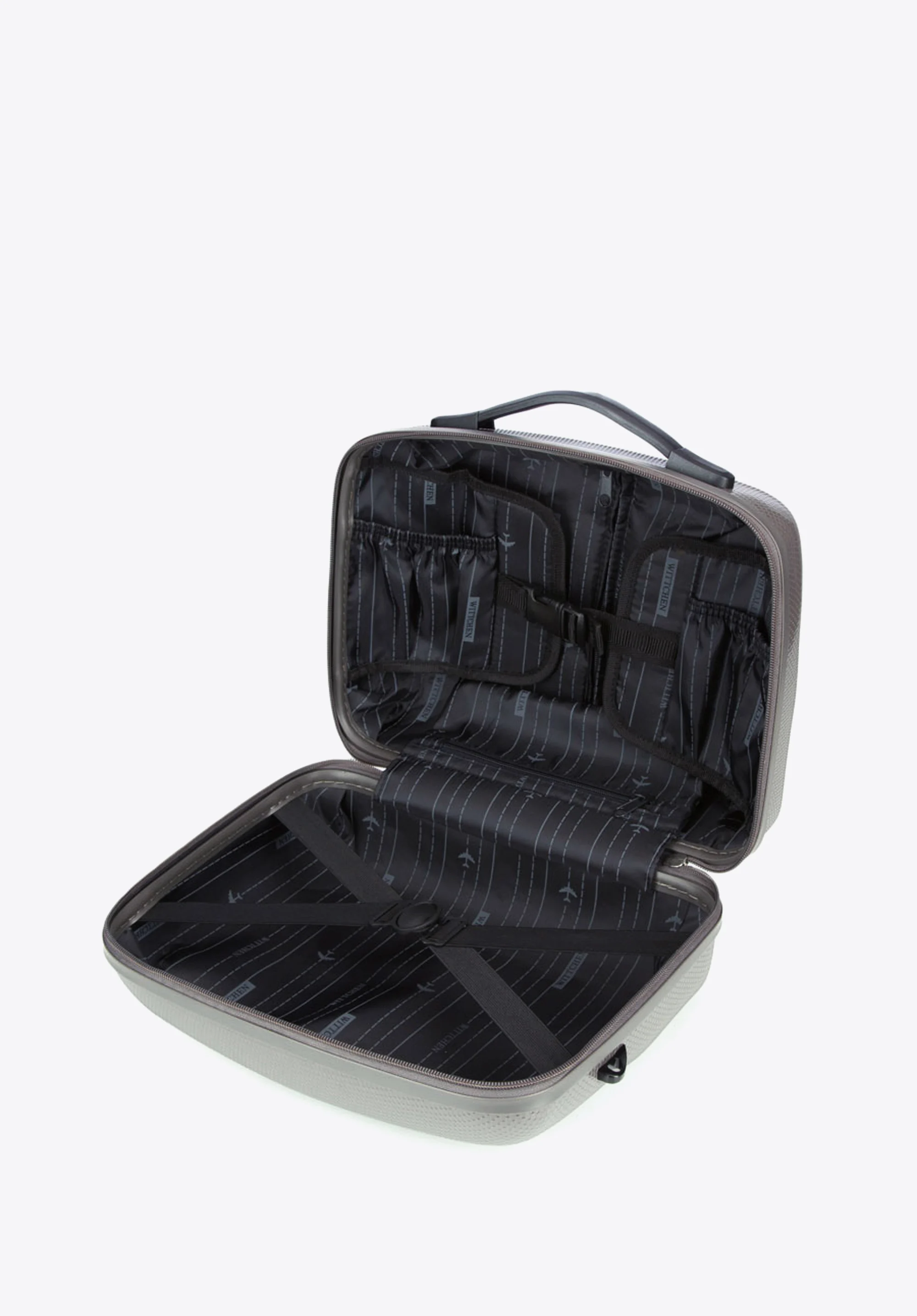 Walizka kabinowa z polikarbonu jednokolorowa