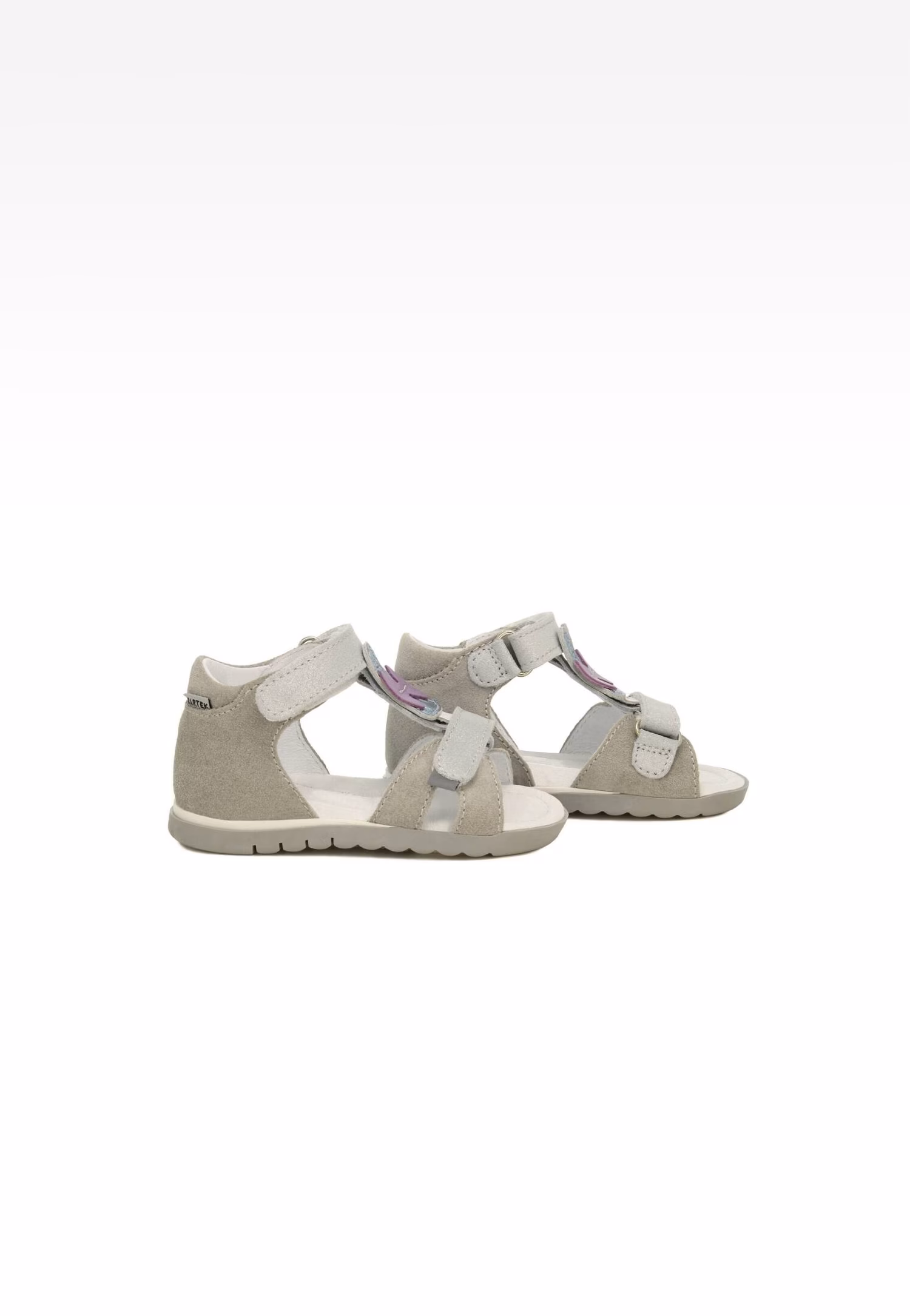 Sandały BARTEK 11414009, dla dziewcząt, szary