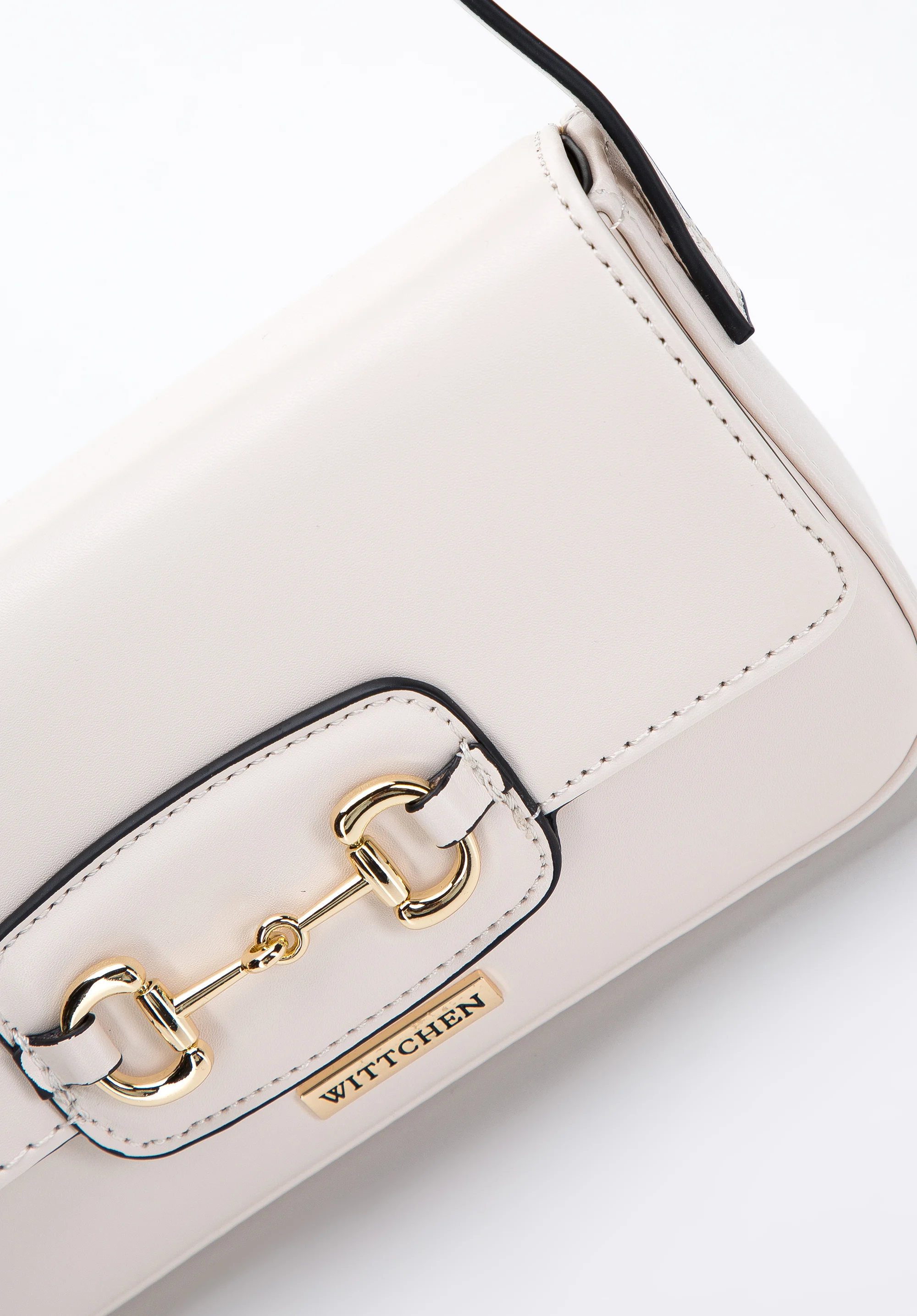 Minitorebka bagietka z ozdobną klamrą na klapie