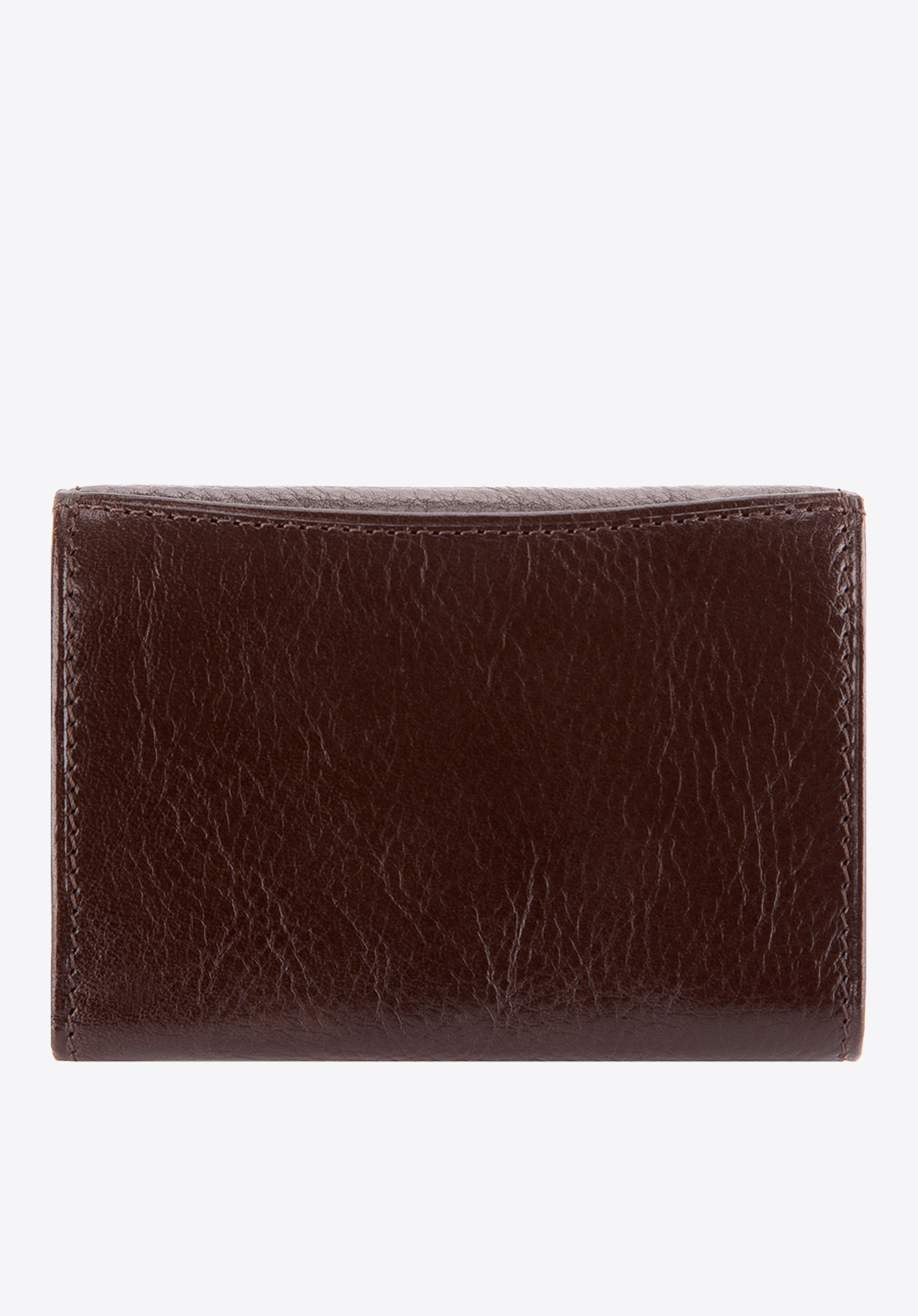 Portfel skórzany mały na zatrzask