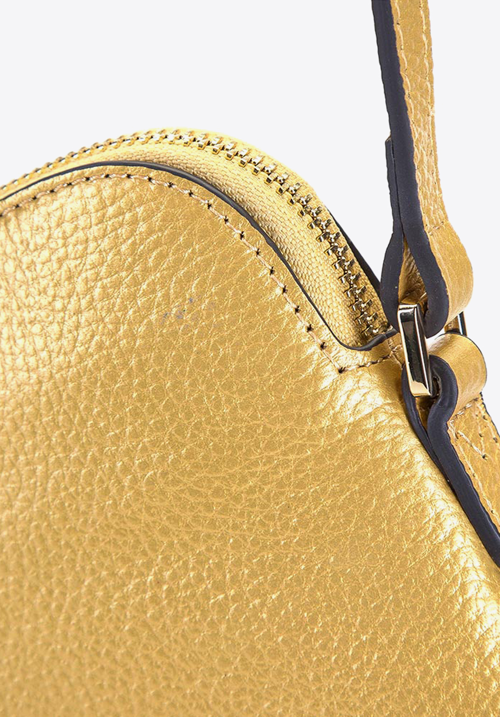 Damska listonoszka skórzana trapezowa