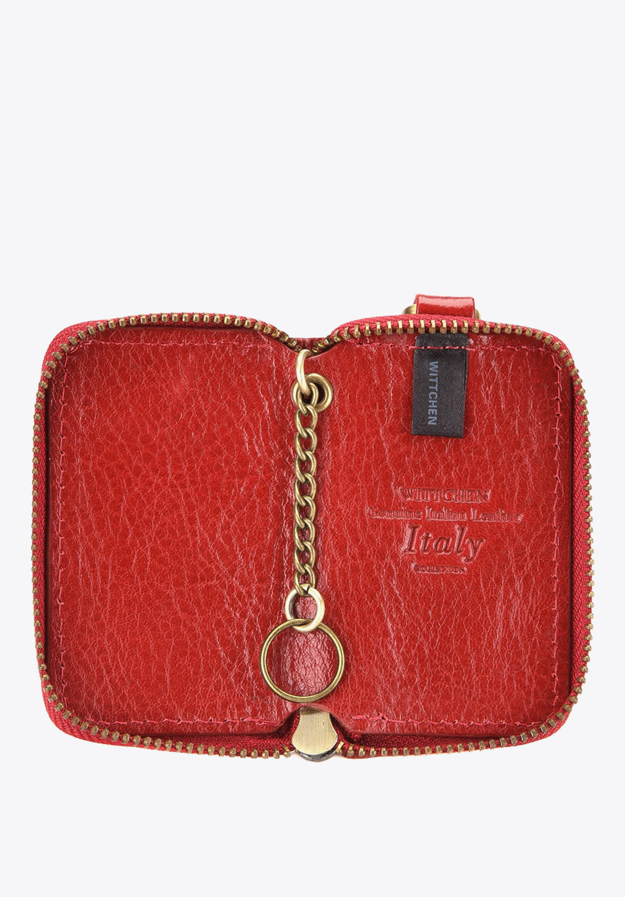 Etui na klucze skórzane na breloku