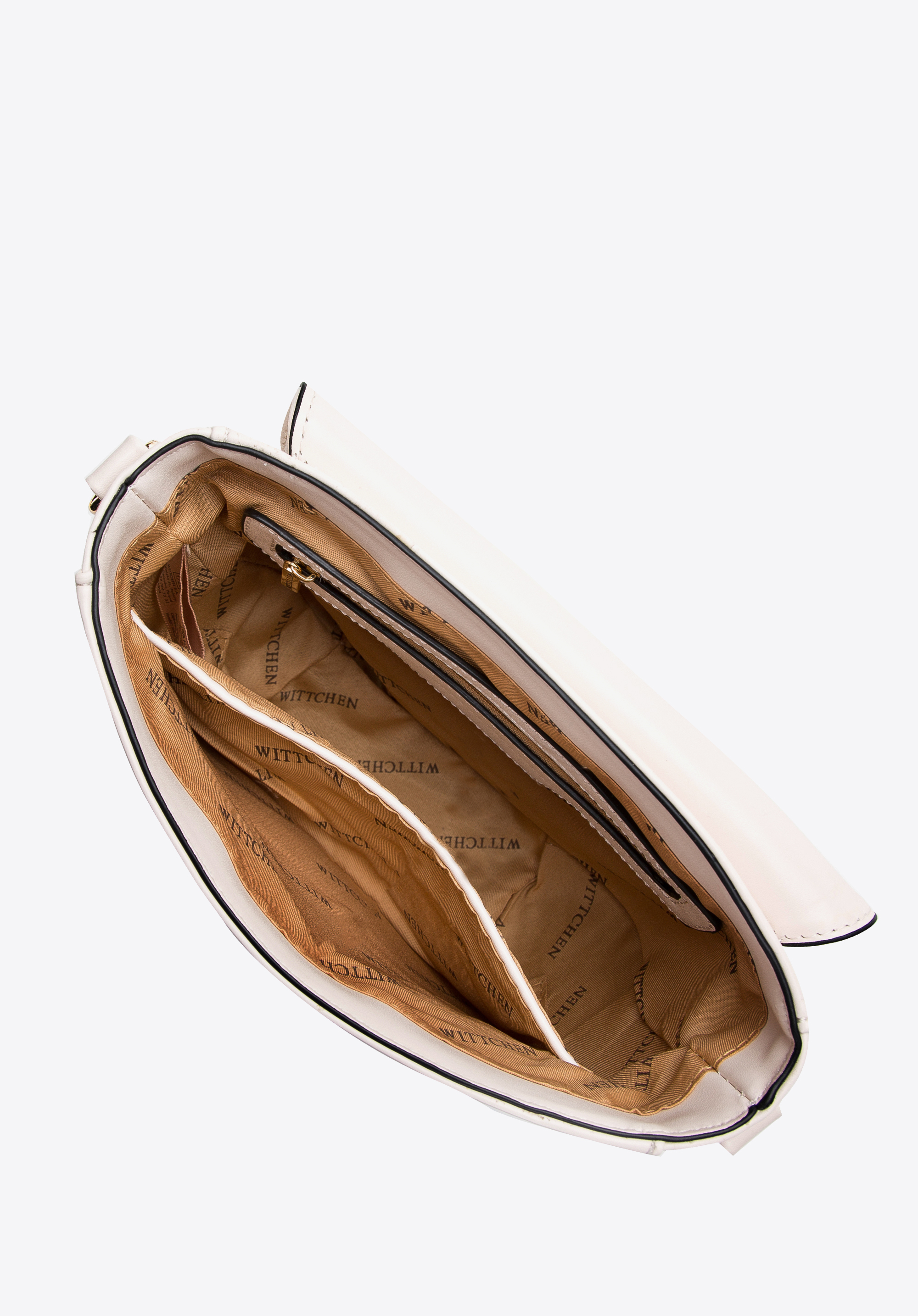 Damska listonoszka z ozdobną klamrą na klapie