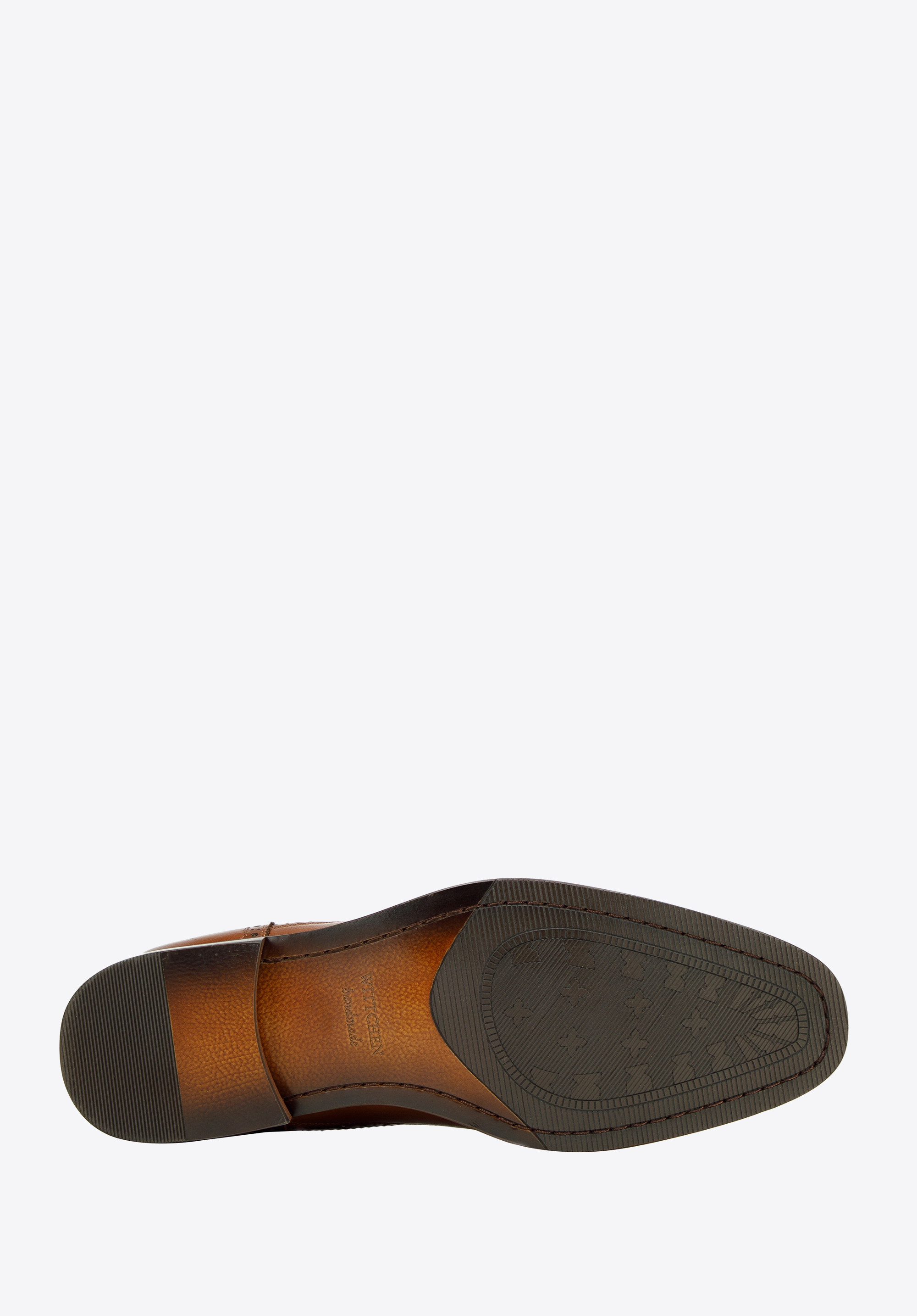 Męskie sztyblety skórzane dziurkowane klasyczne