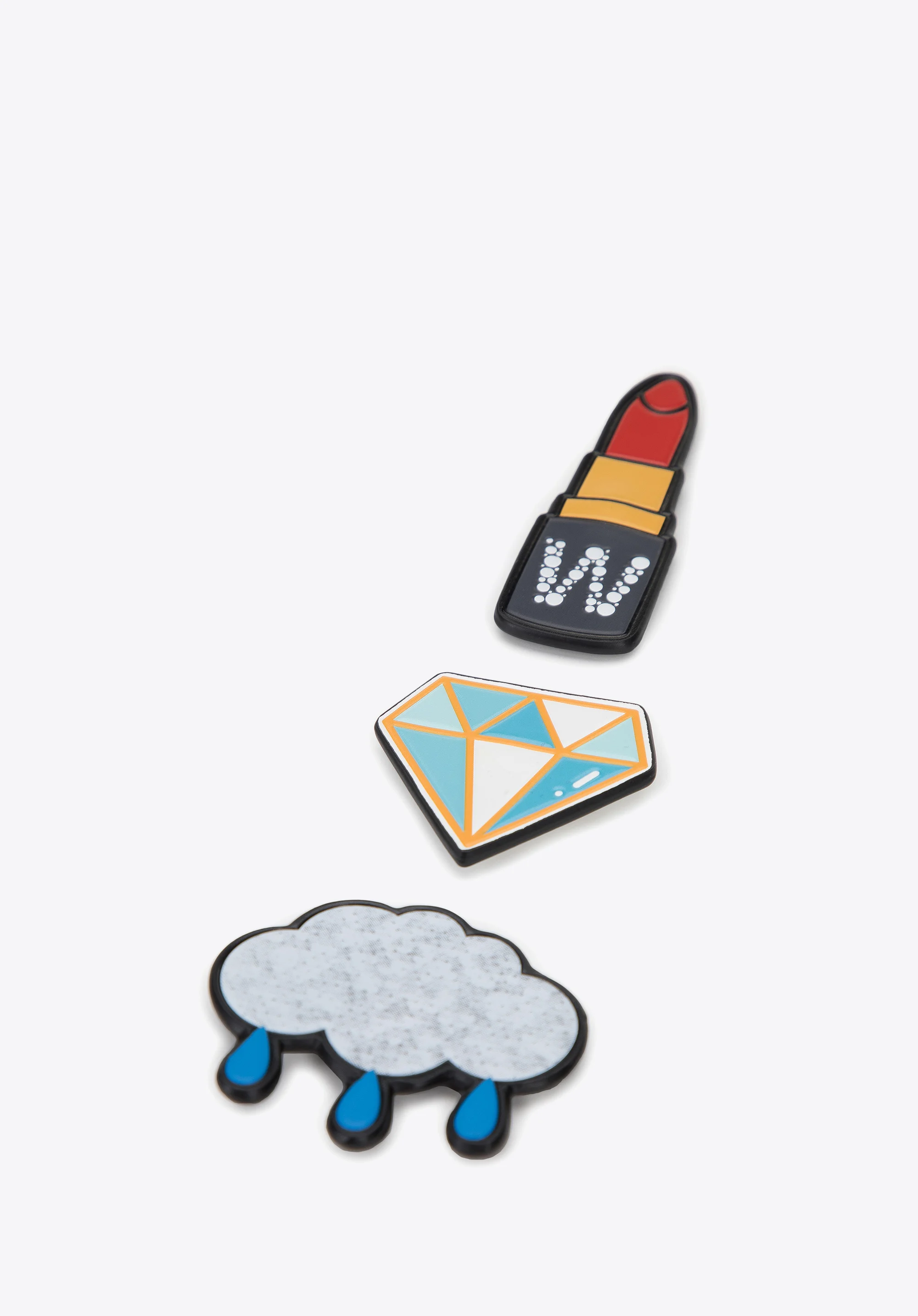 Zestaw przypinek skórzanych – 3 sztuki