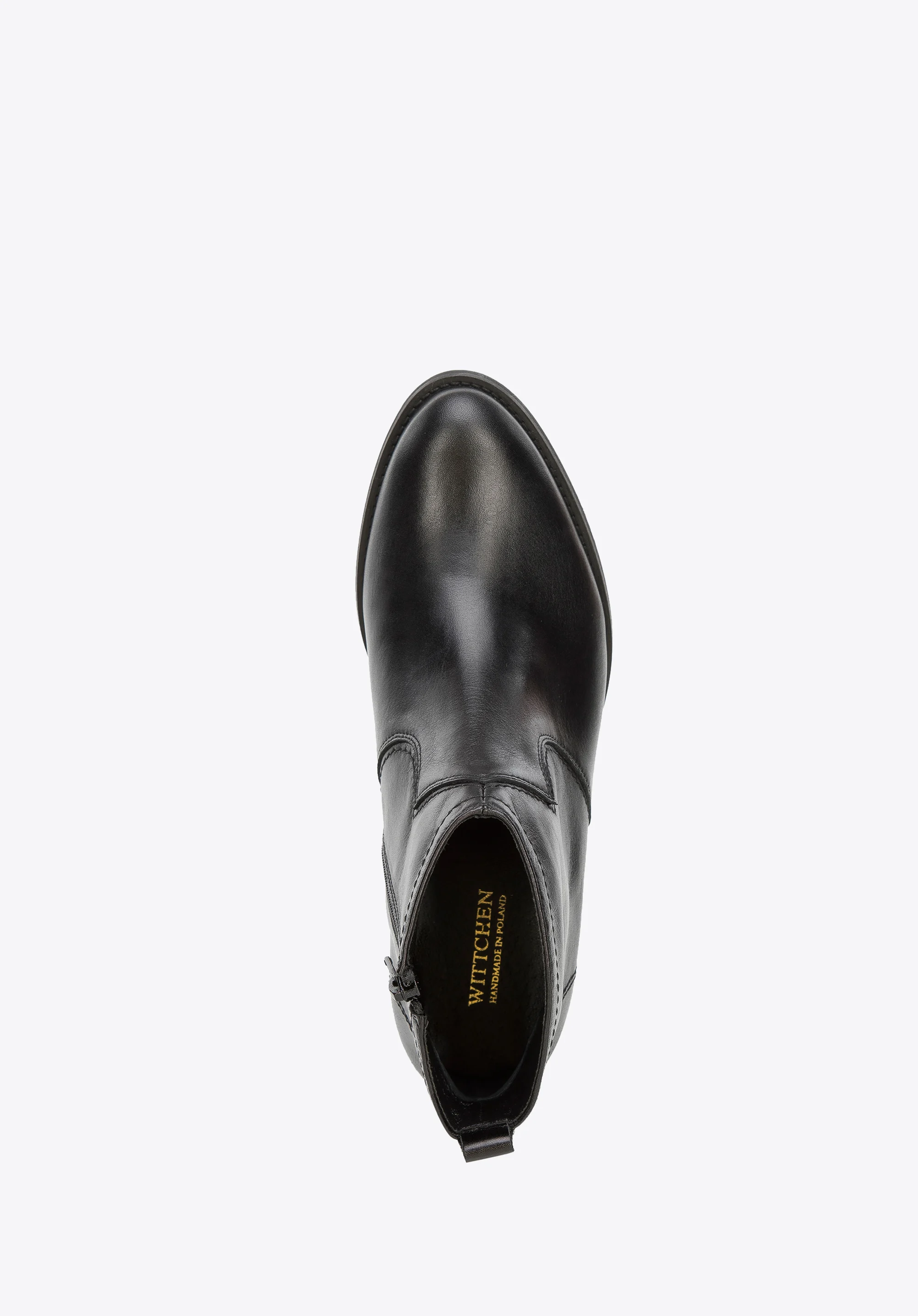 Kowbojki ze skóry krótkie