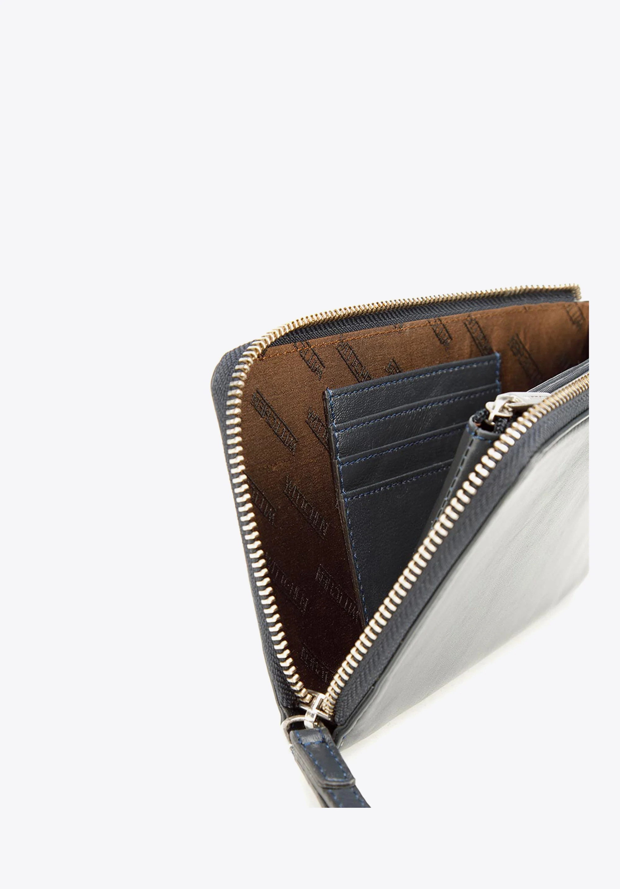 Damski portfel ze skóry duży z uchwytem