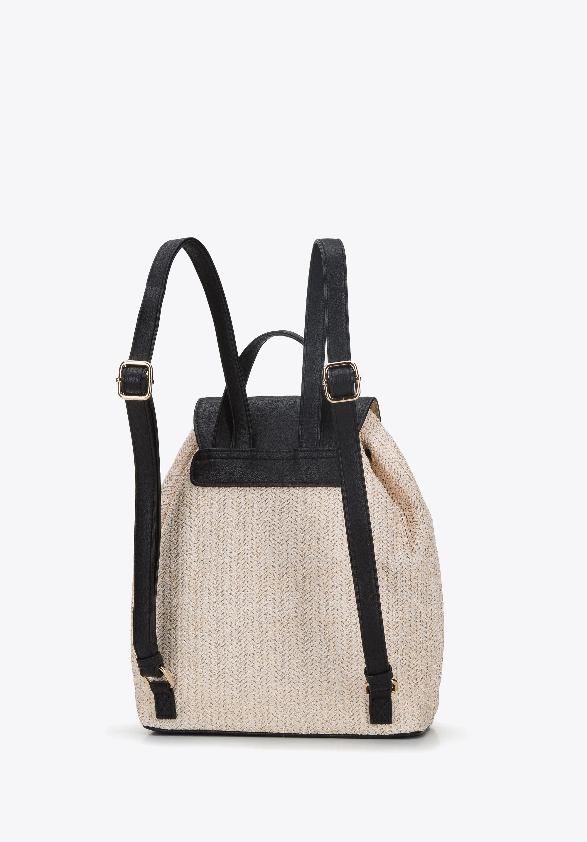 Damski plecak worek z plecionki