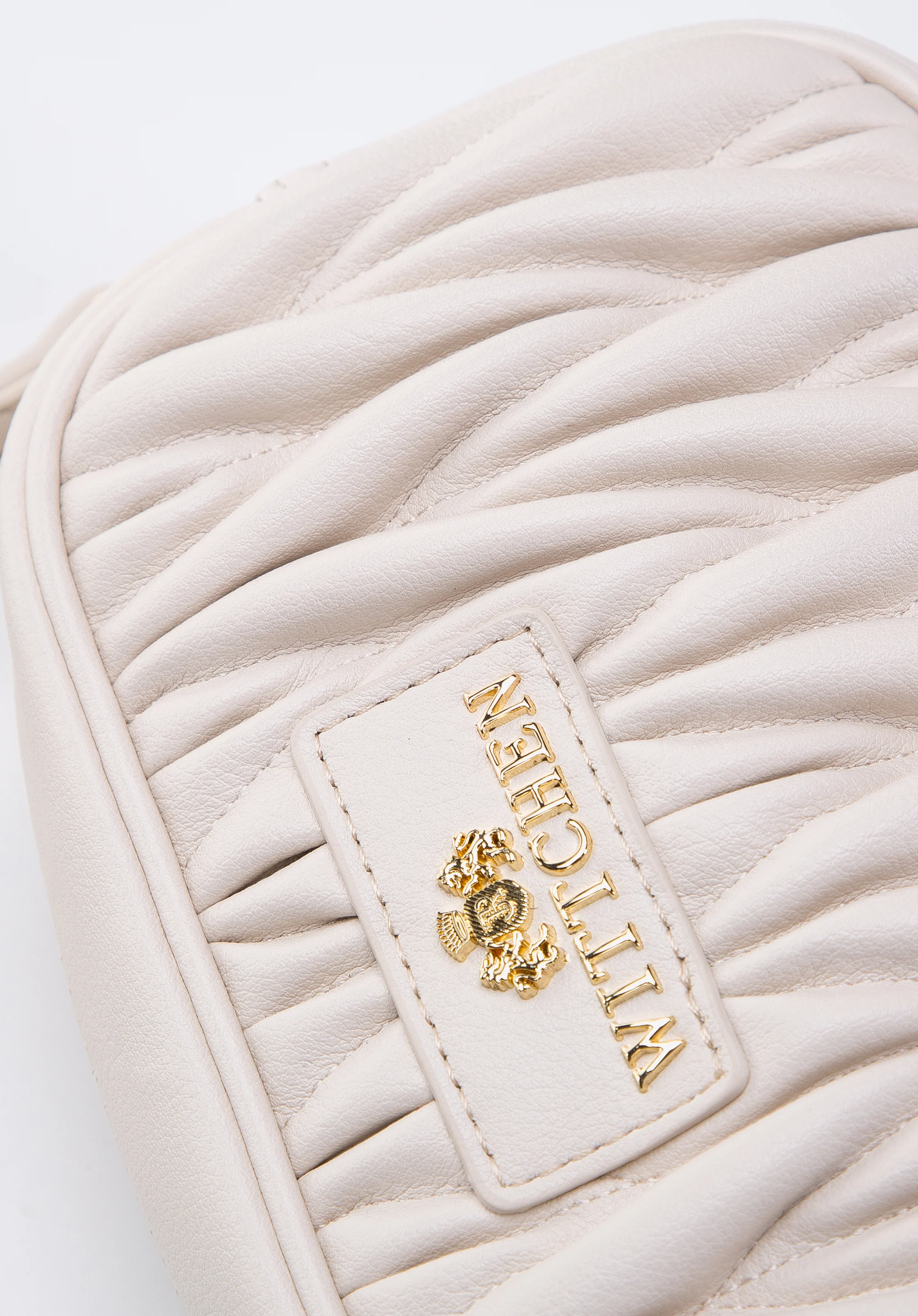 Damska listonoszka skórzana z marszczeniem