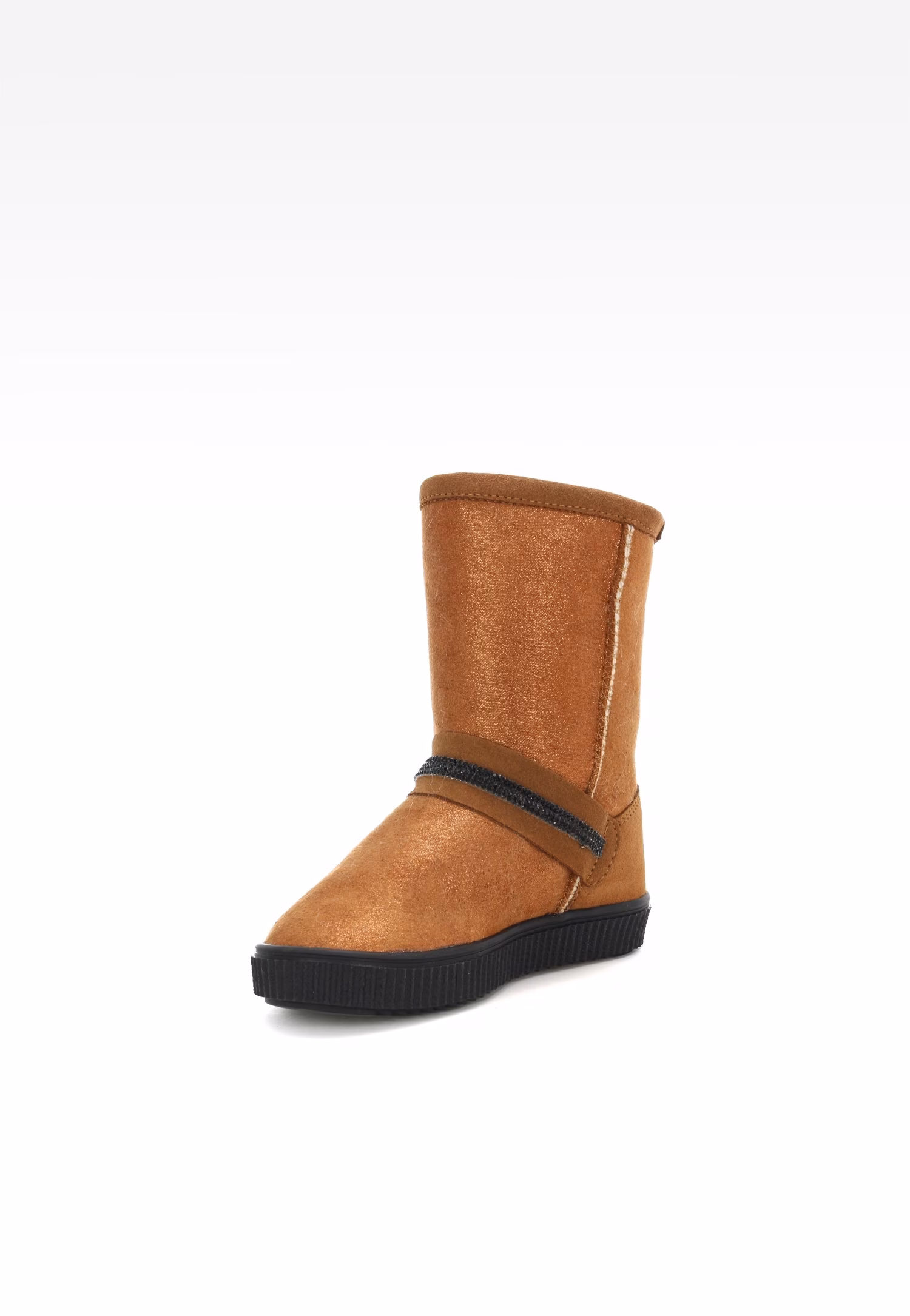 Botki ocieplane BARTEK T-477730/DAZ, dla dziewcząt, brązowy