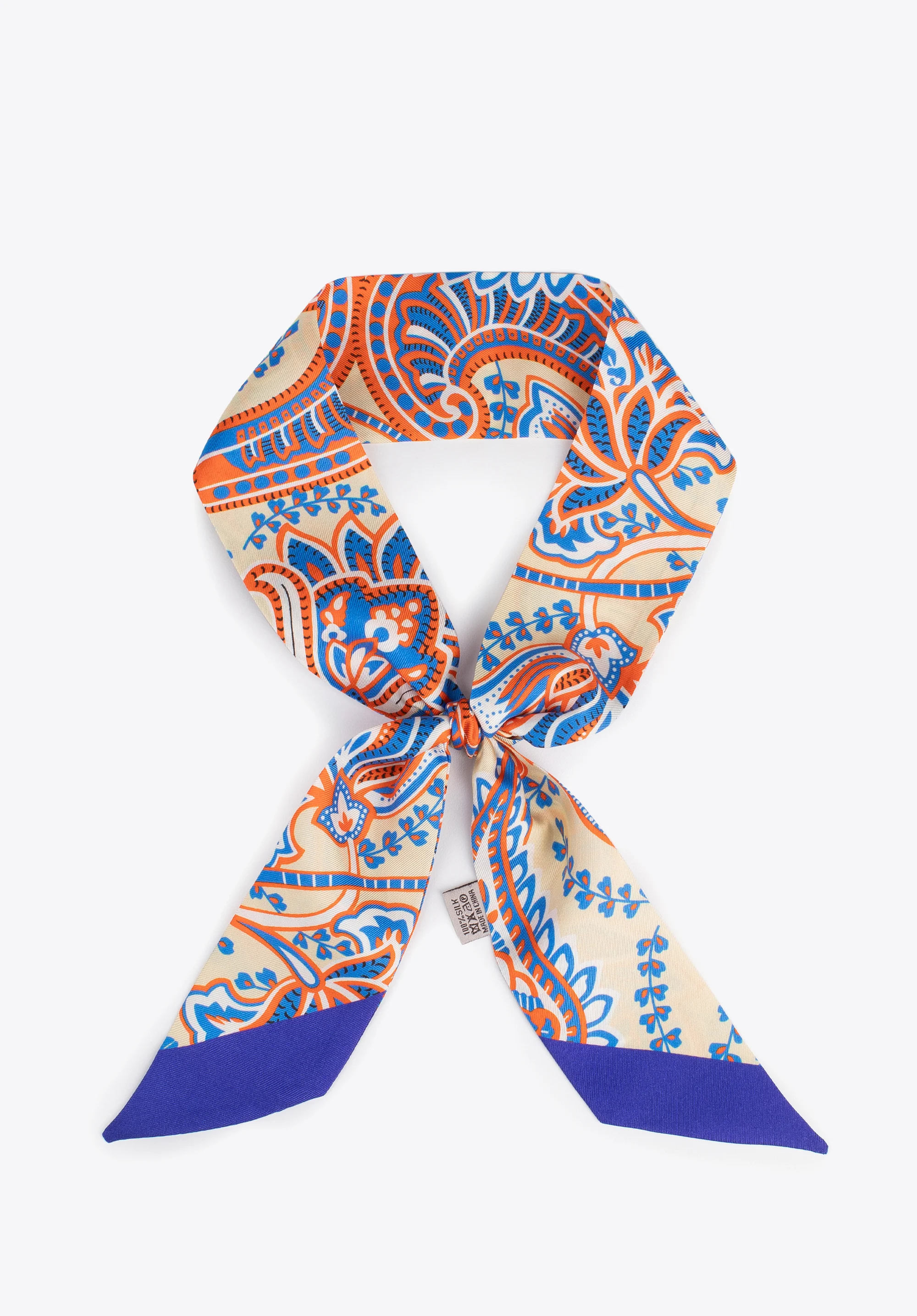 Damska apaszka twilly z jedwabiu