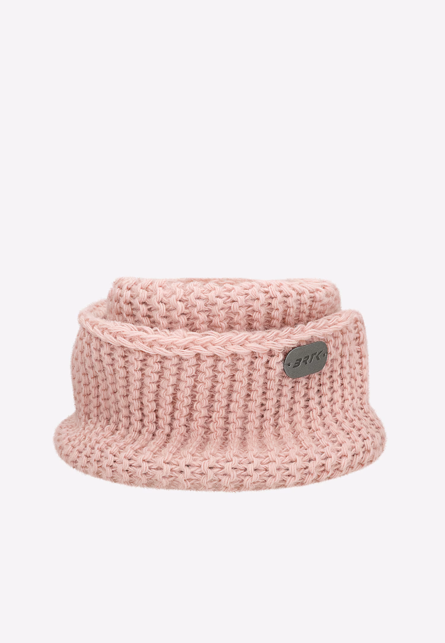 Popielaty zestaw dziecięcy BARTEK czapka z odblaskowym pomponem + komin 8560580