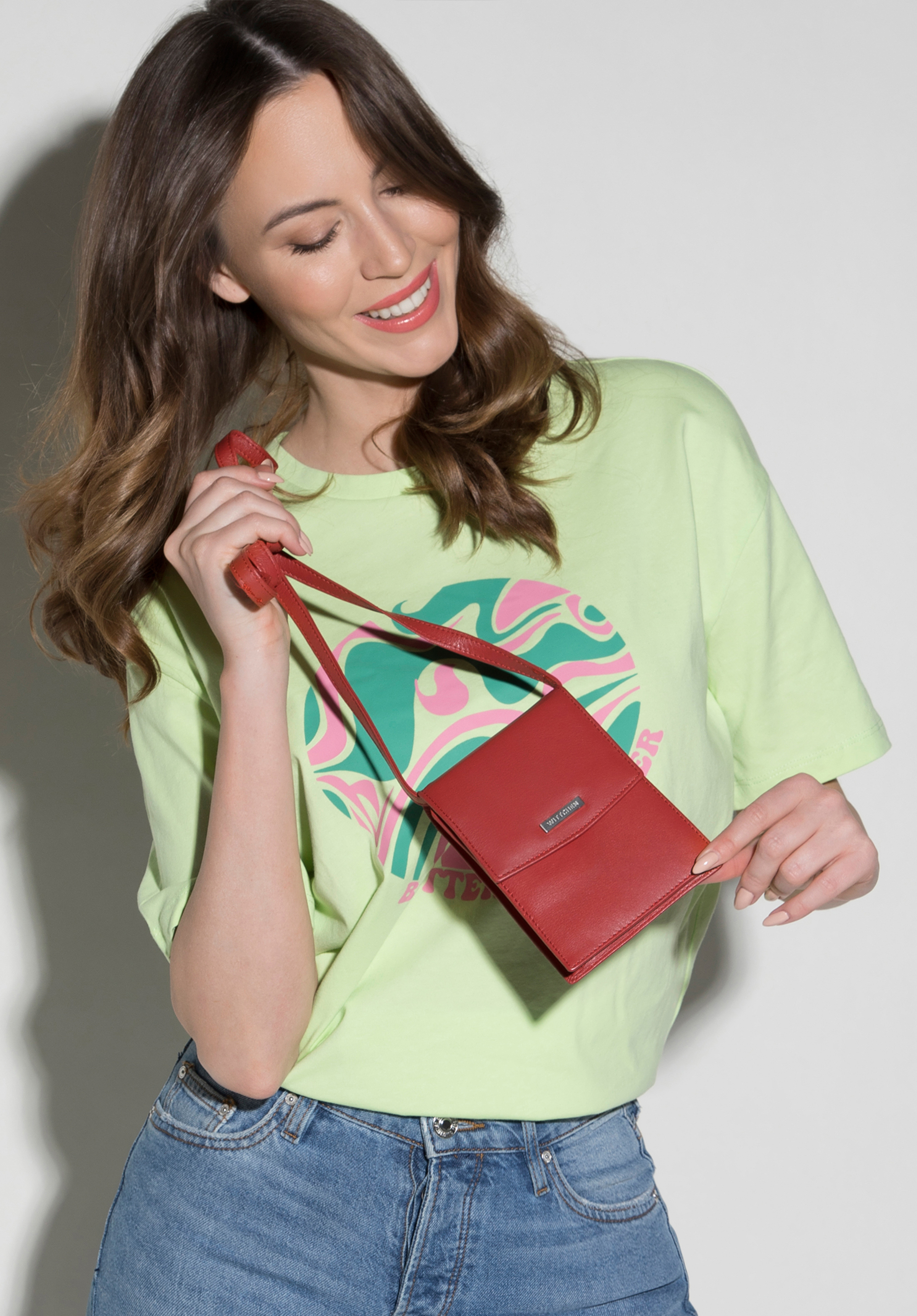 Minitorebka crossbody skórzana 2 w 1