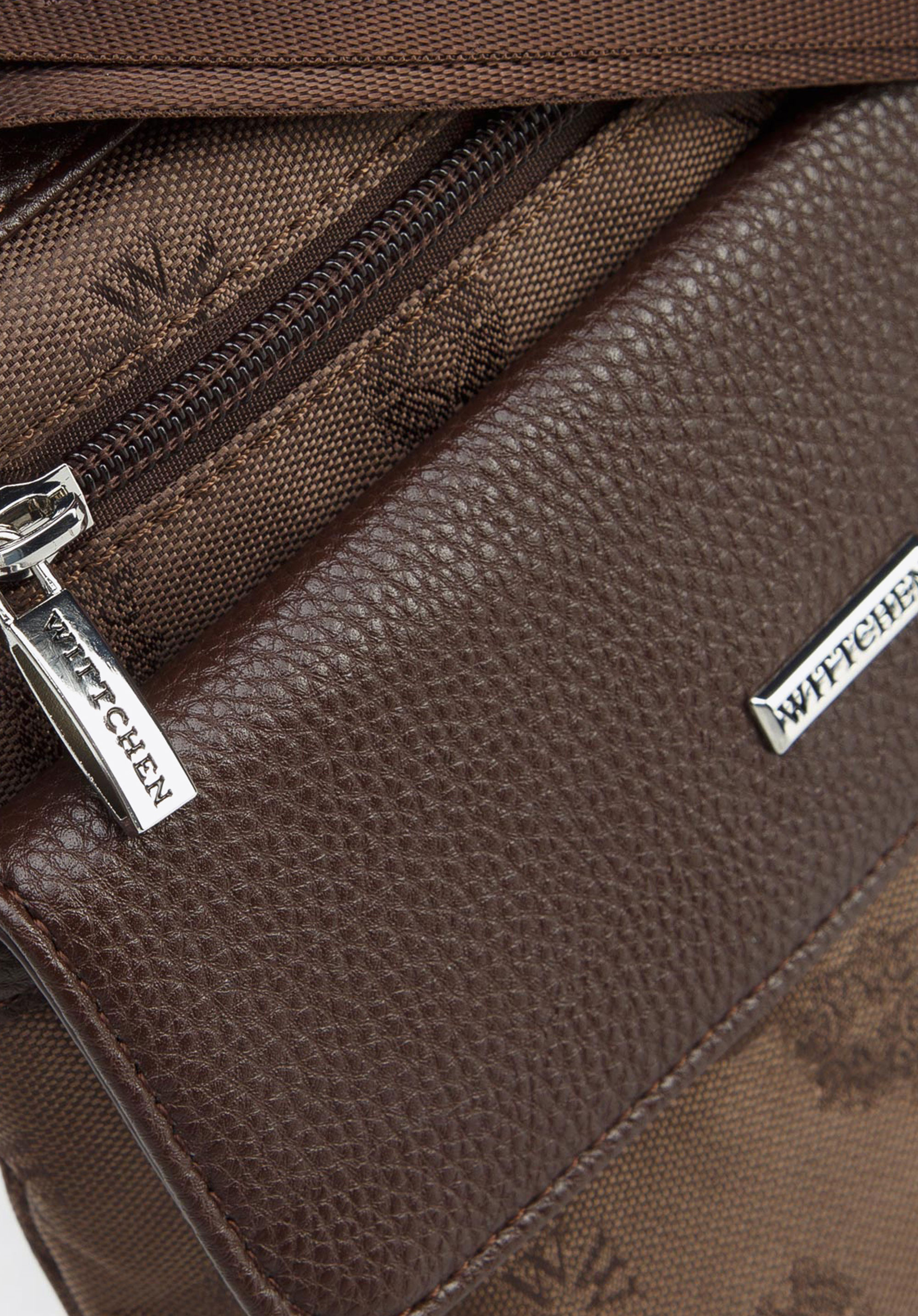 Damska listonoszka z tkaniny w logo z kieszonką