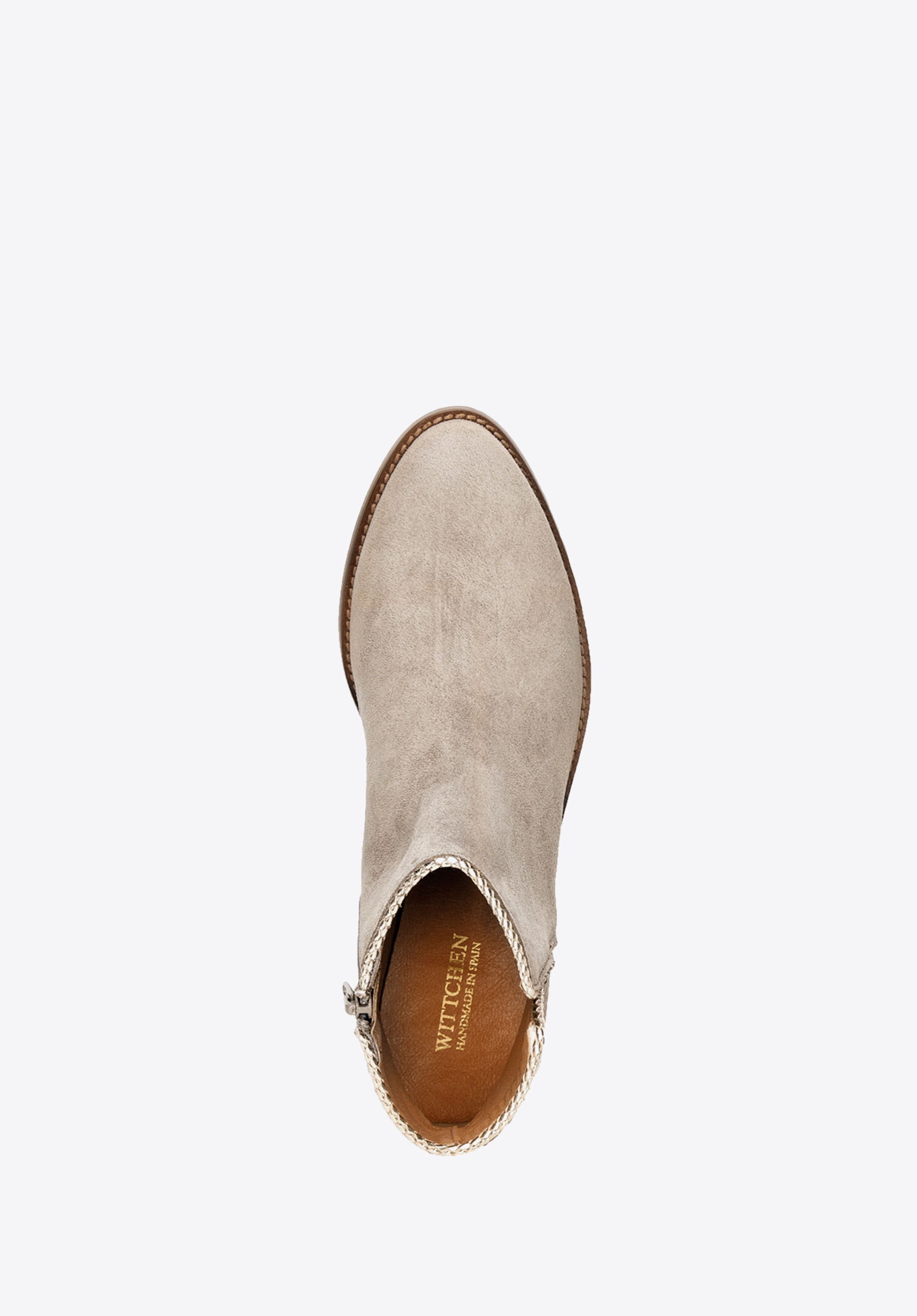 Kowbojki zamszowe z rzemieniem