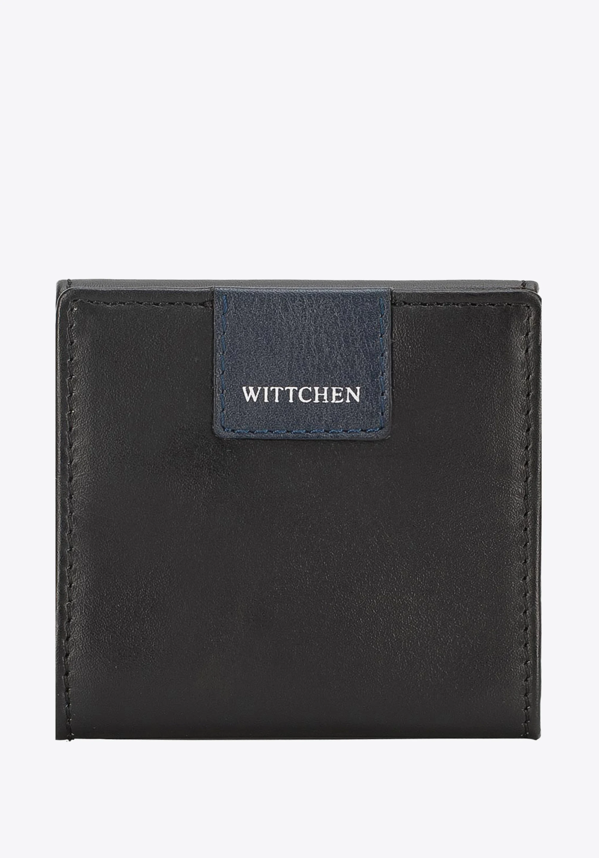 Bilonówka skórzana z naszywką z logo