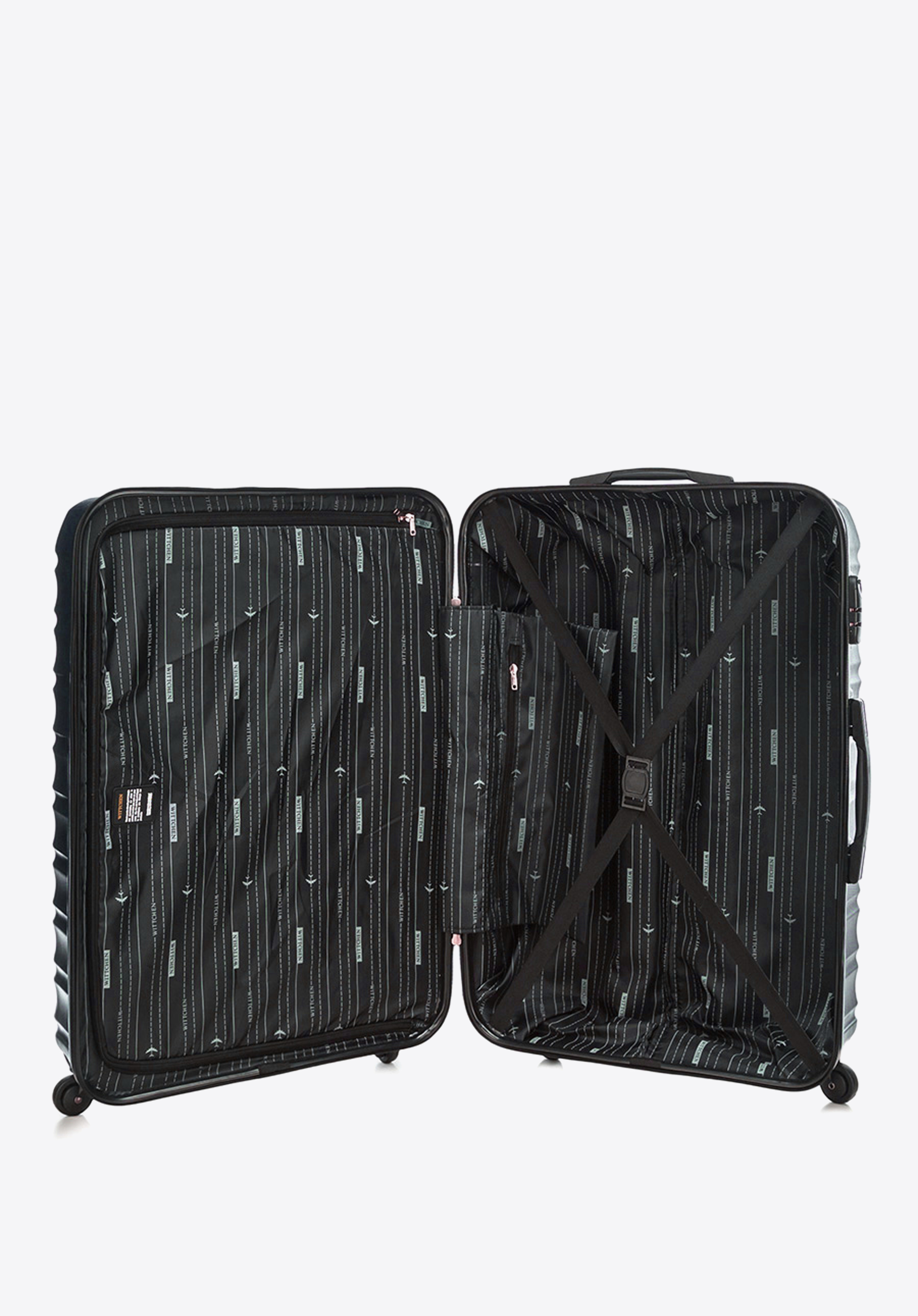 Kosmetyczka podróżna z ABS-u z żebrowaniem