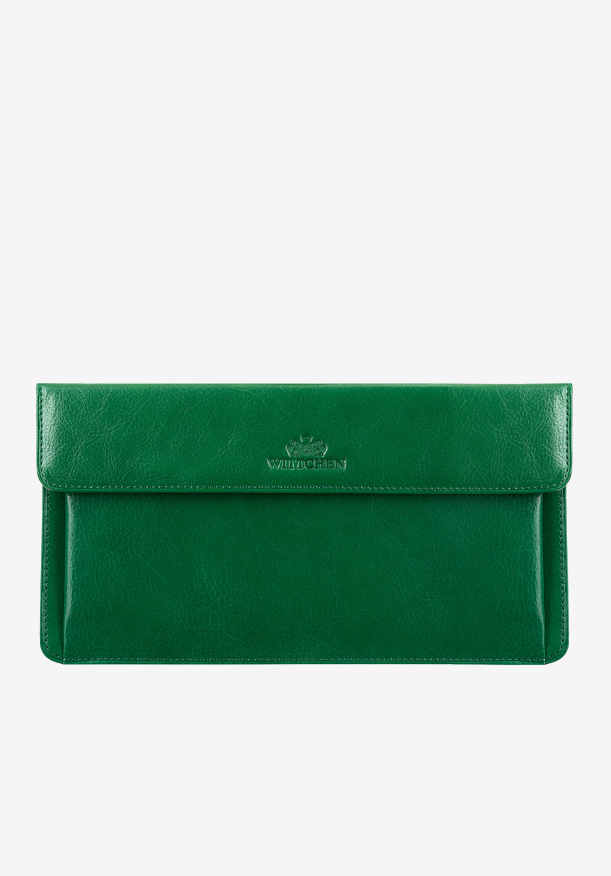 Etui na bilet lotniczy skórzane proste