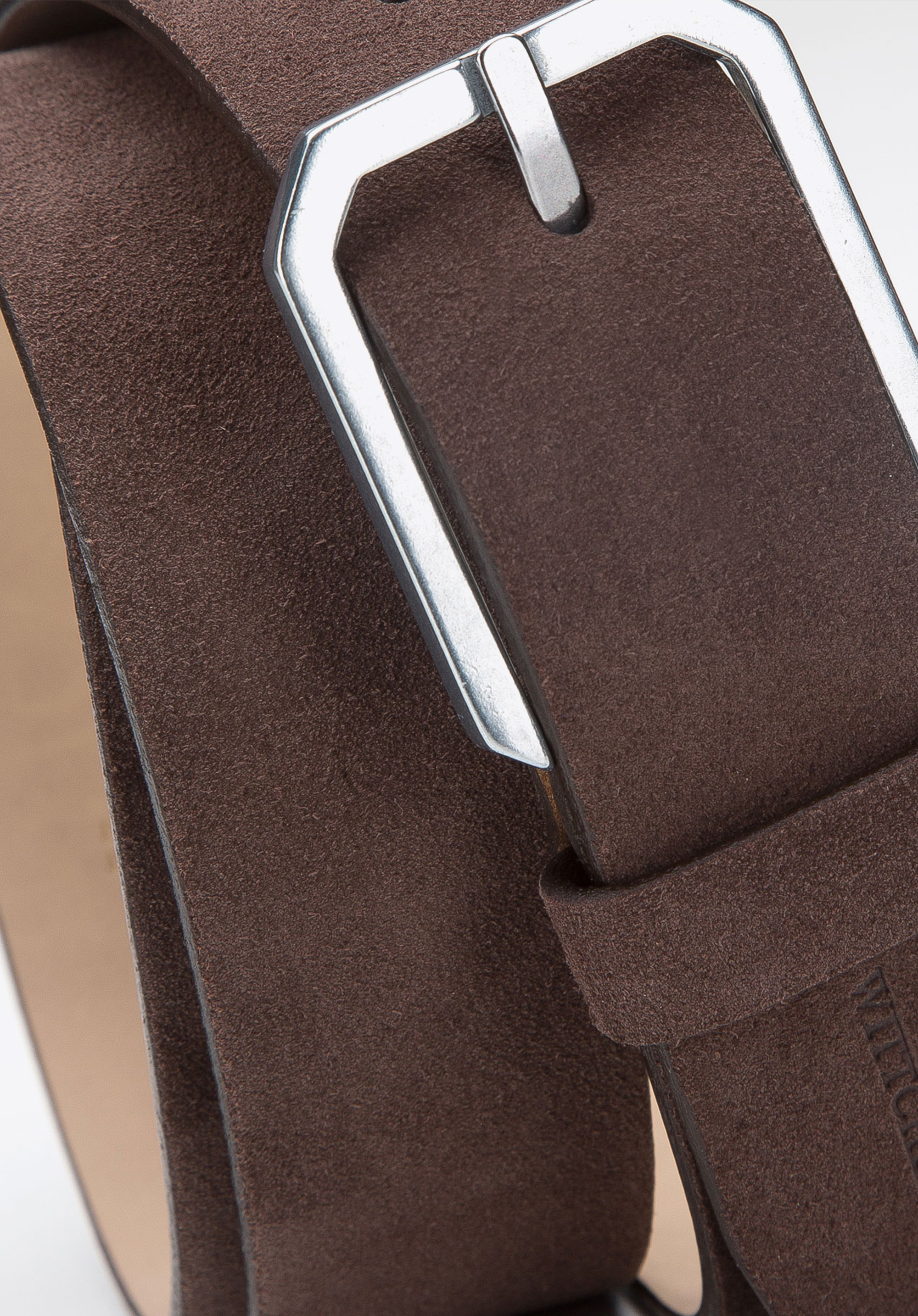 Męski pasek z nubuku klasyczny