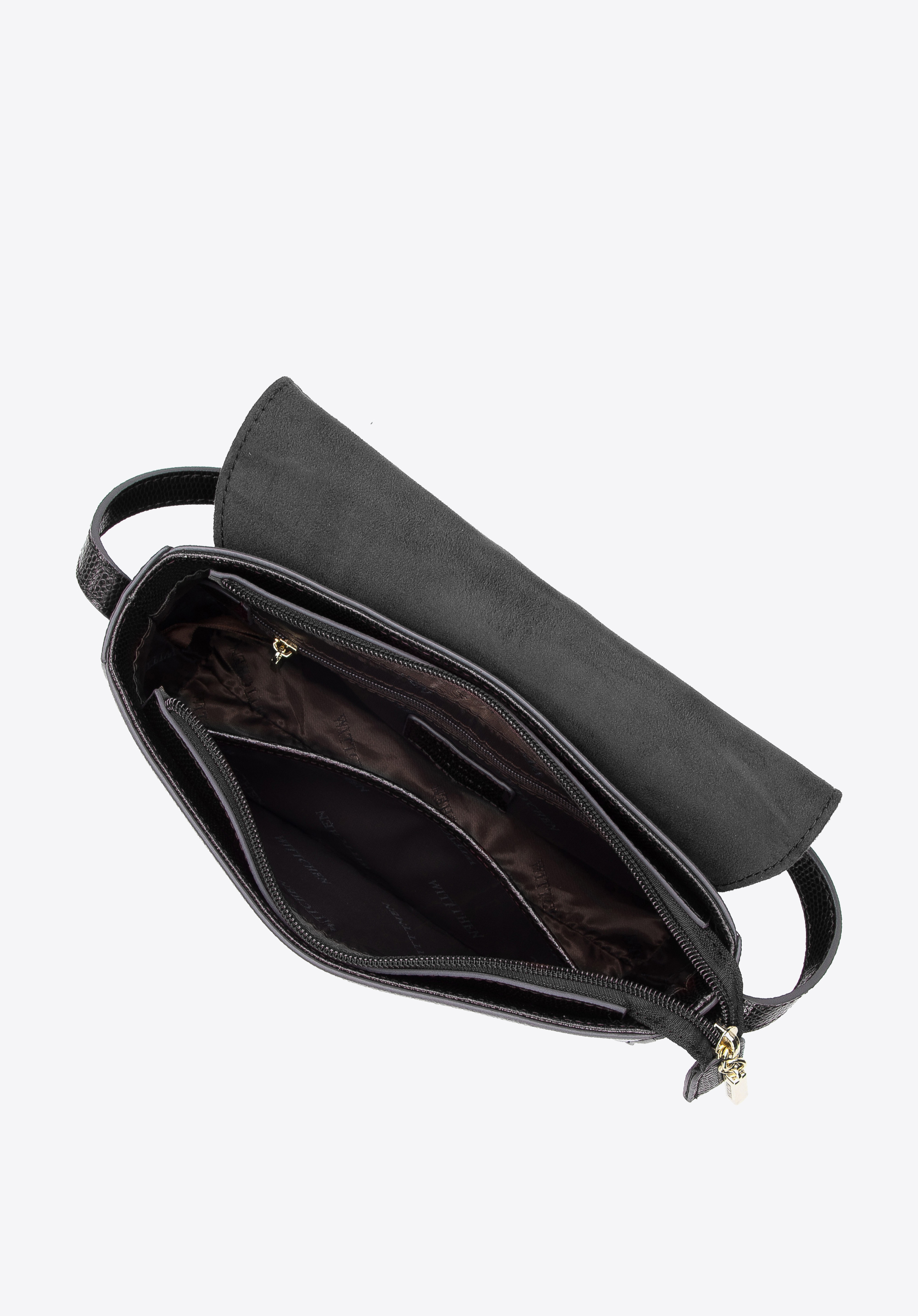 Damska listonoszka skórzana klasyczna z chwostem