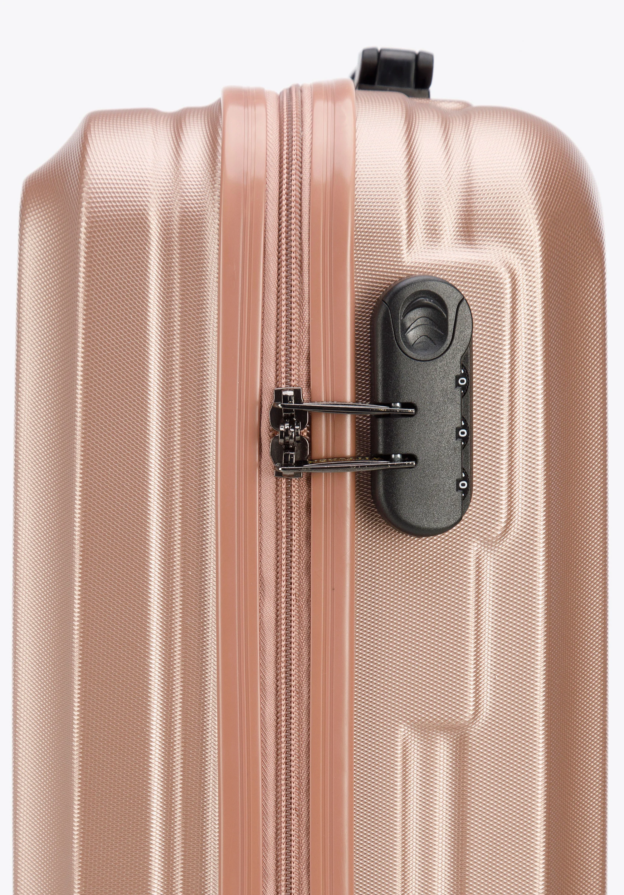 Walizka kabinowa z ABS-u w ukośne paski