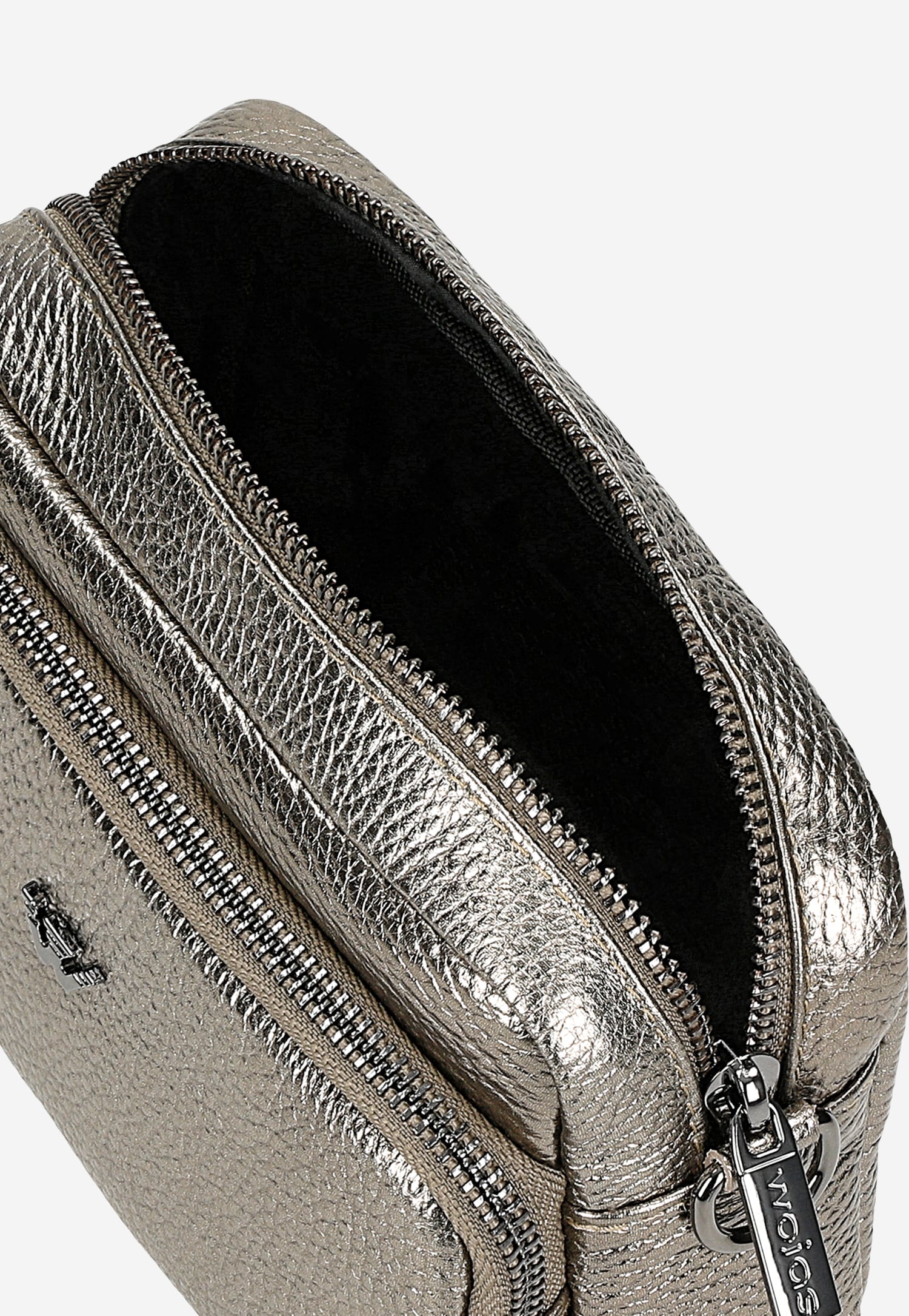 Mała złota torebka damska crossbody