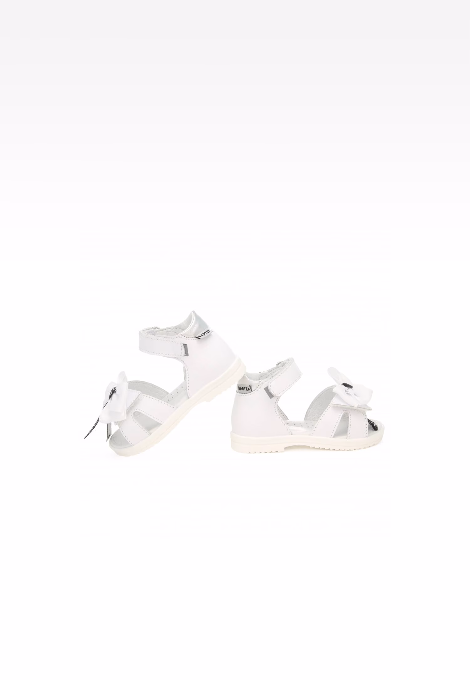 Sandały BARTEK 11534002, dla dziewcząt, biały