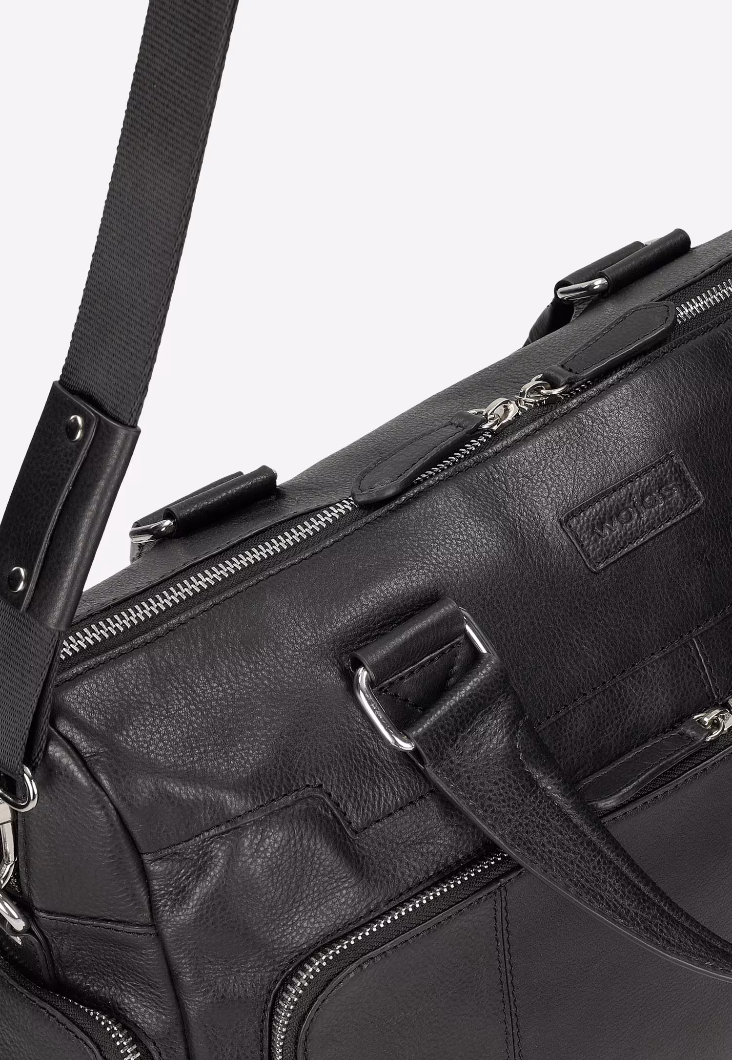 Duża weekendowa torba męska ze skóry licowej