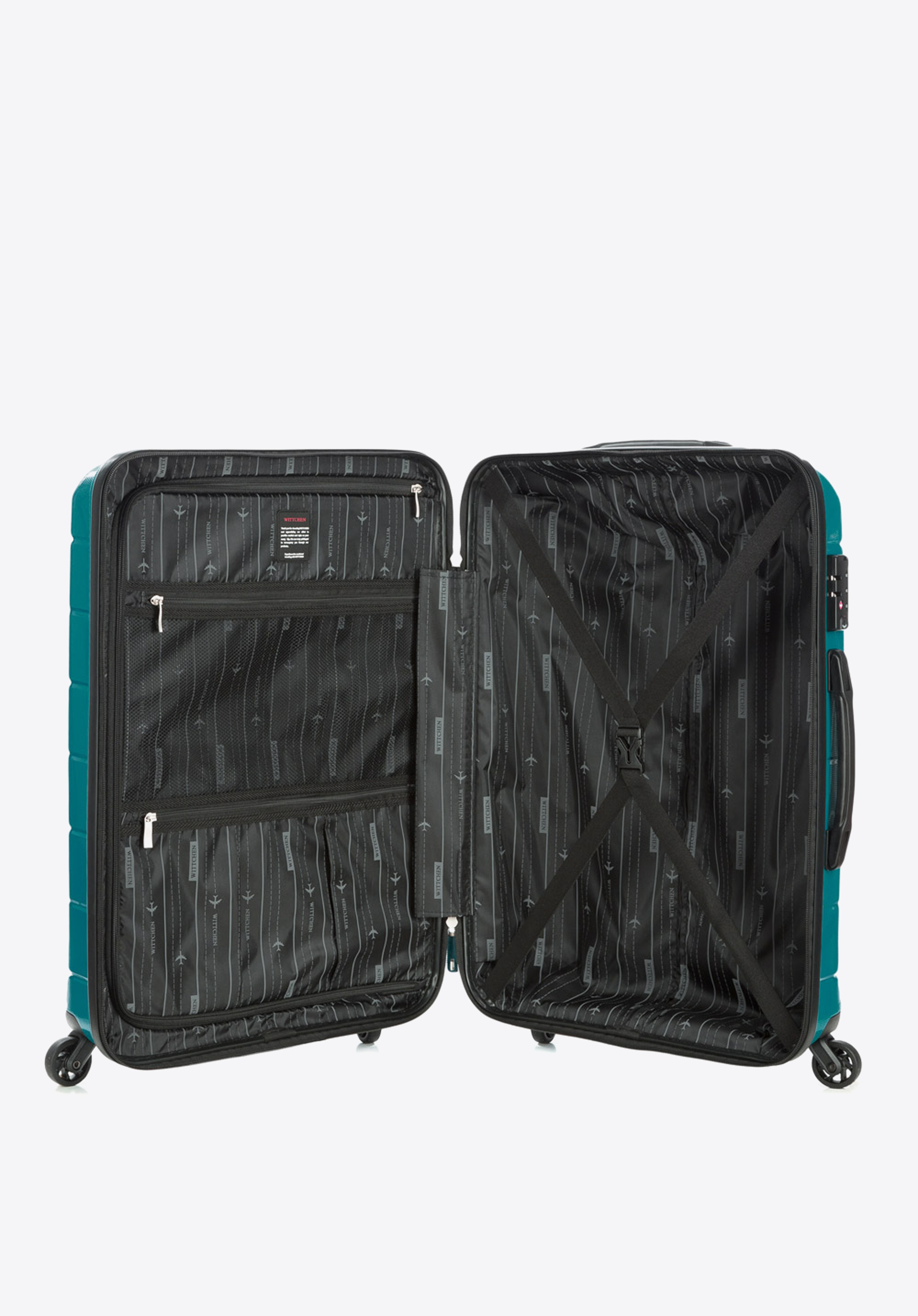 Walizka kabinowa z polipropylenu żłobiona