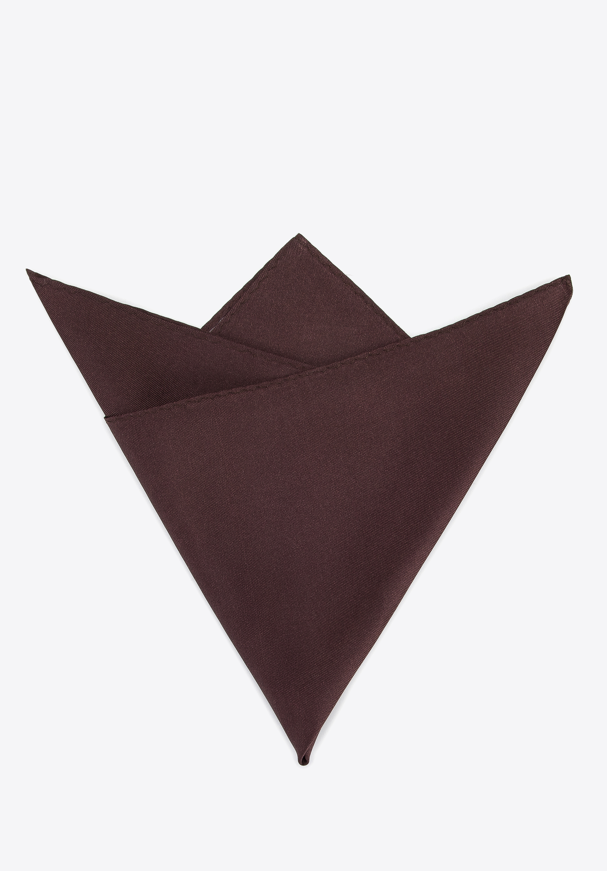 Poszetka z jedwabiu jednokolorowa