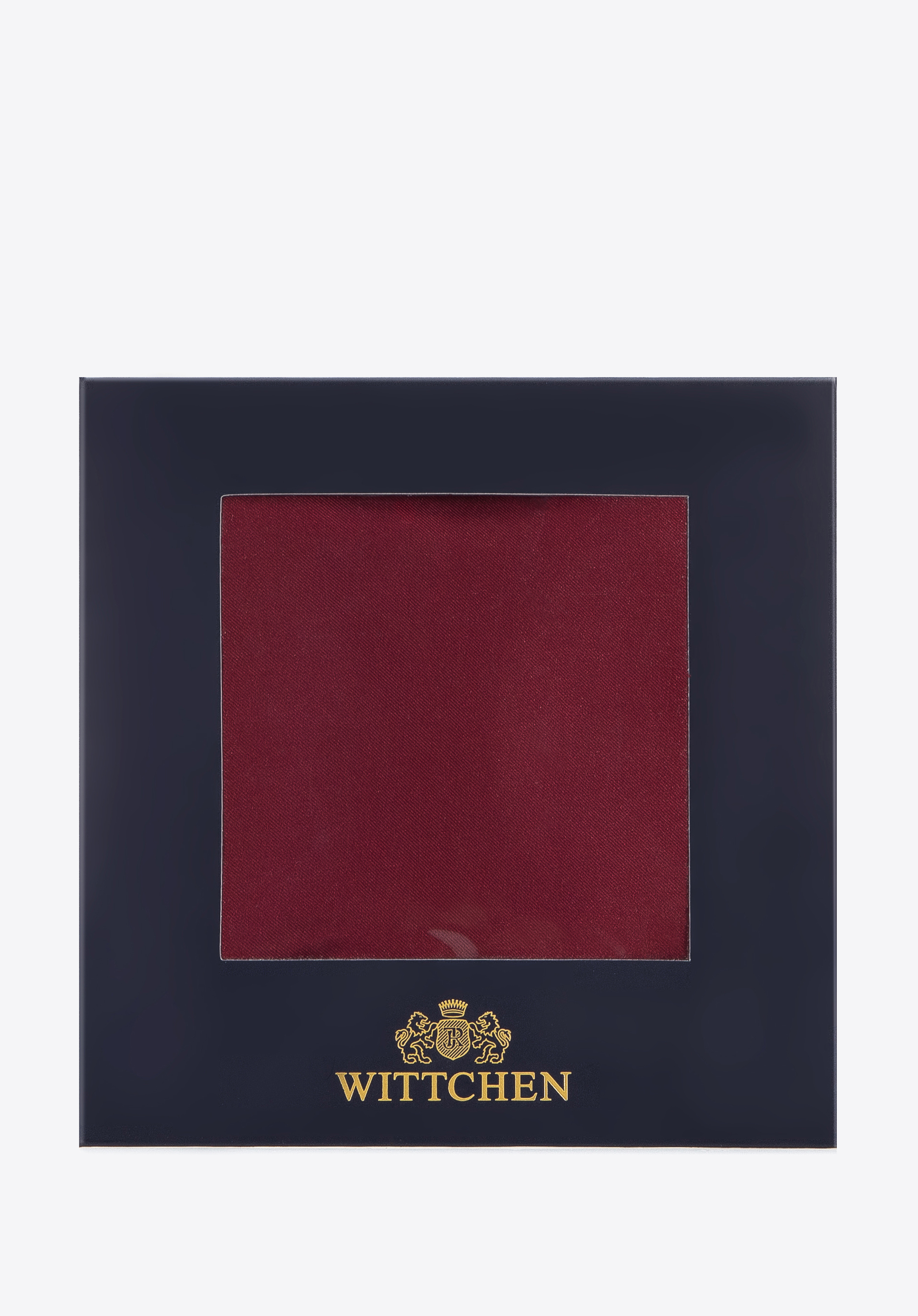 Poszetka z jedwabiu jednokolorowa