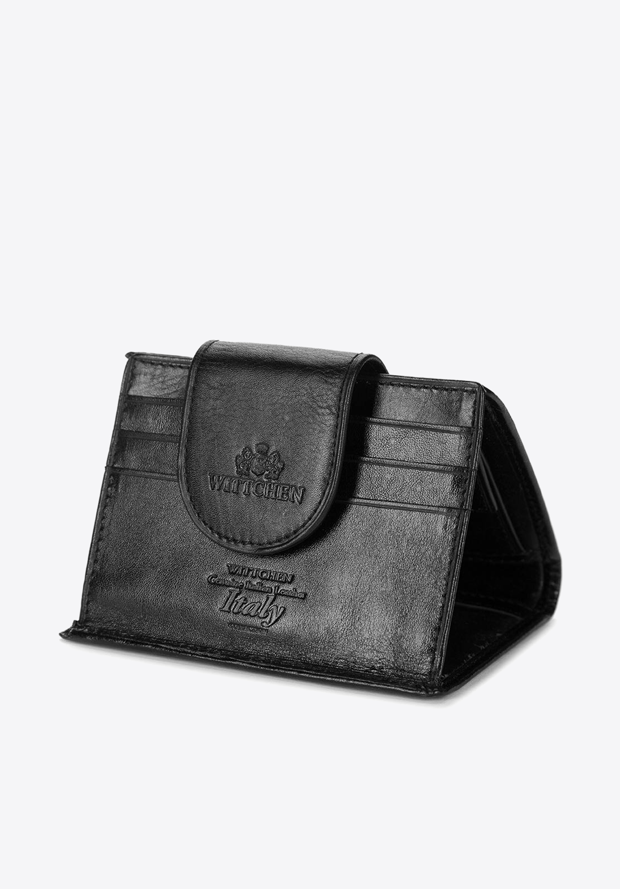 Damski portfel skórzany z elegancką napą