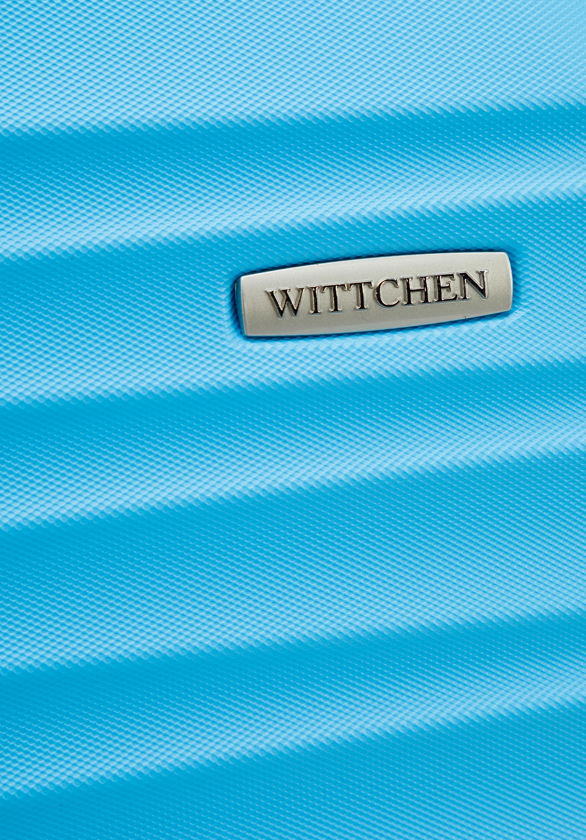 Duża walizka z ABS-u z żebrowaniem