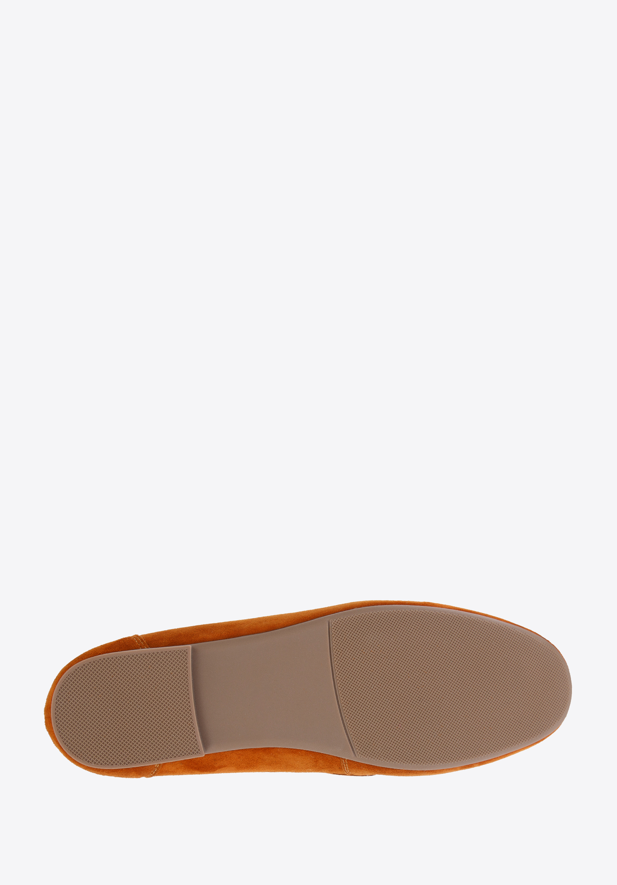 Damskie mokasyny zamszowe z metalową sprzączką