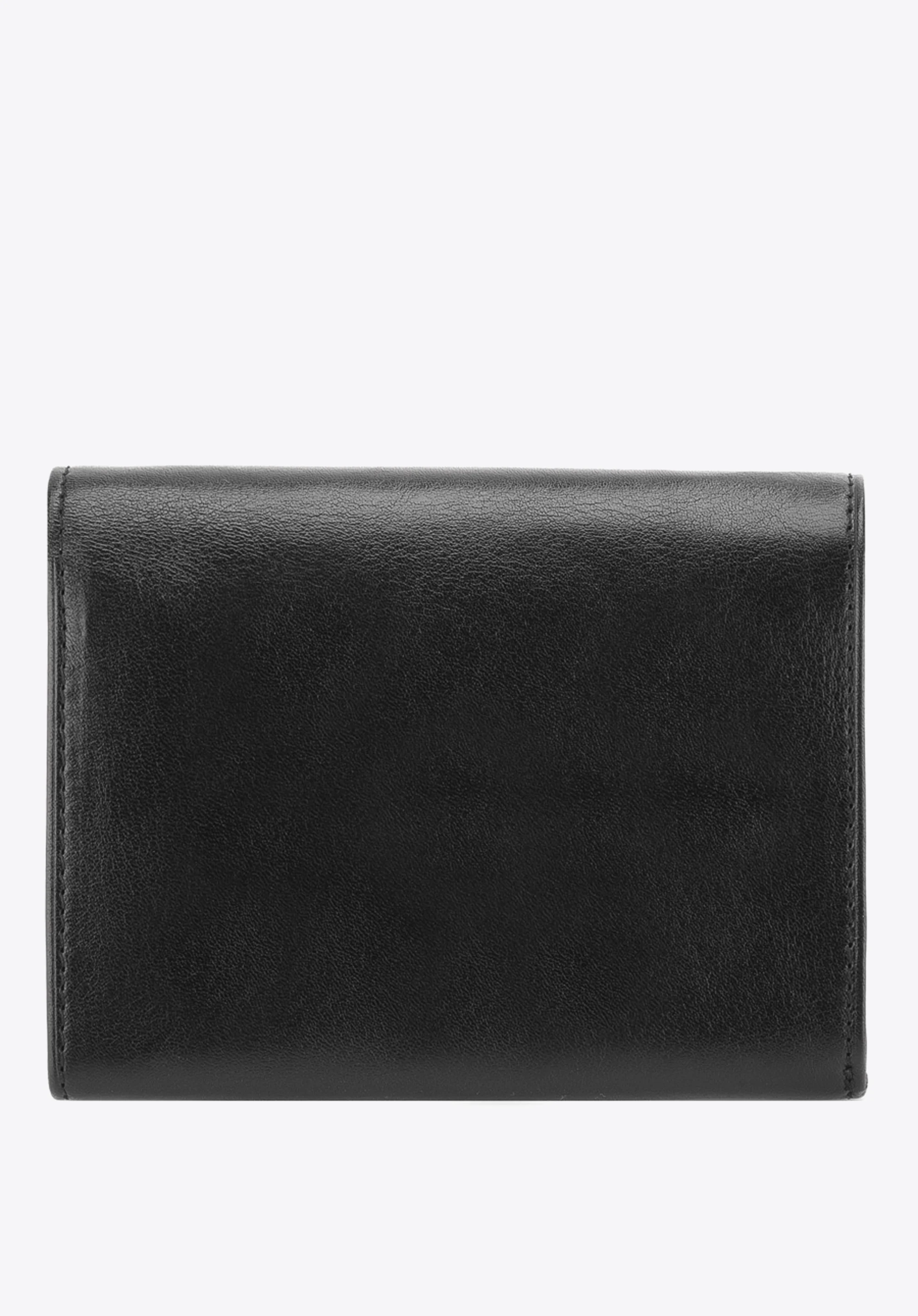 Damski portfel skórzany z herbem na napę