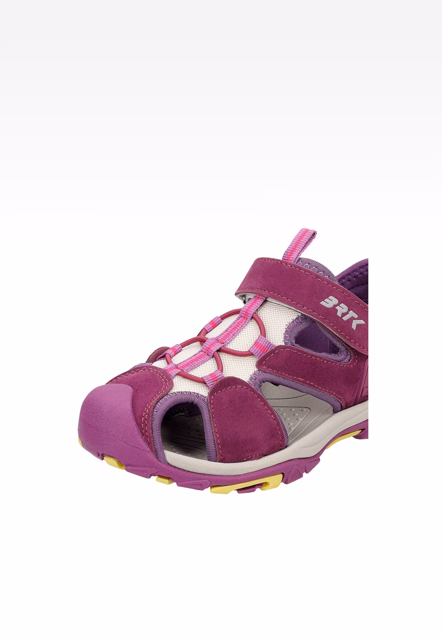 Sandały dziewczęce BARTEK 19042502 w kolorze różowym z zapięciem na rzepy