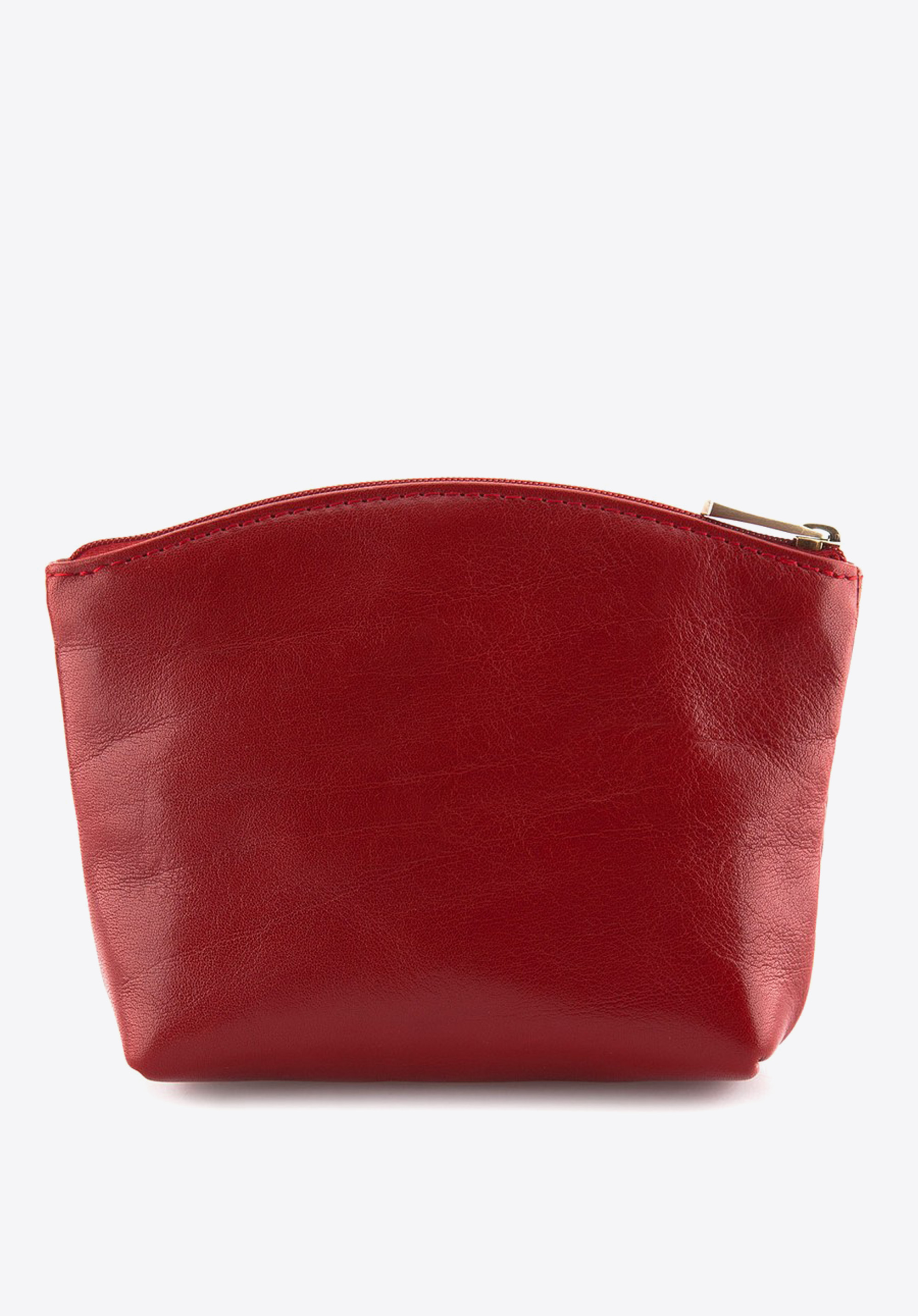 Kosmetyczka skórzana w kształcie łódki