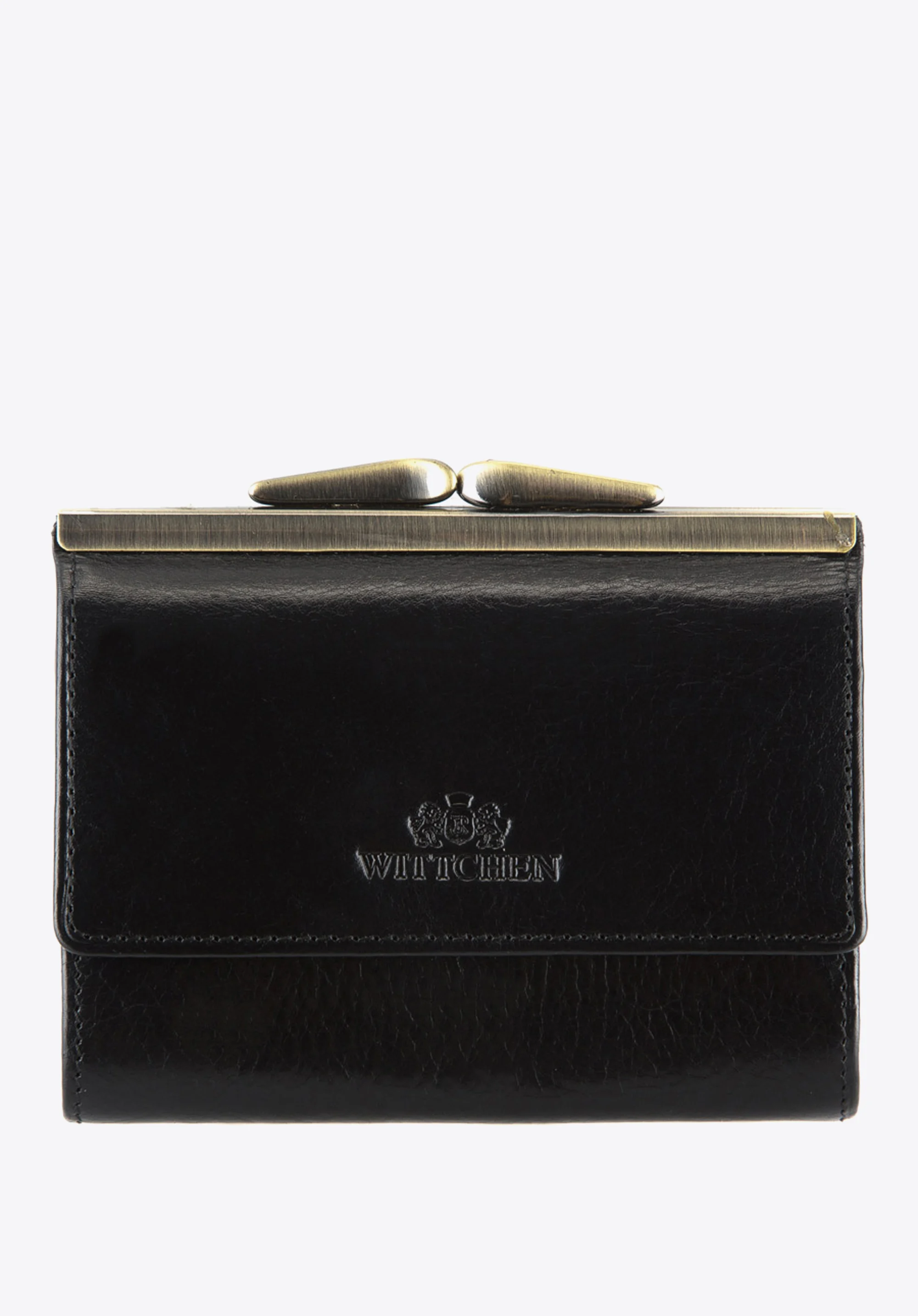 Damski portfel ze skóry na bigiel mały