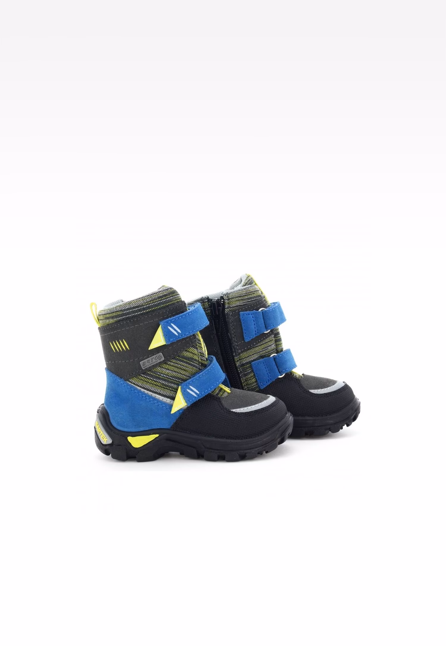 Trzewiki ocieplane BARTEK T-91759/0RE, dla chłopców, szaro-niebieski