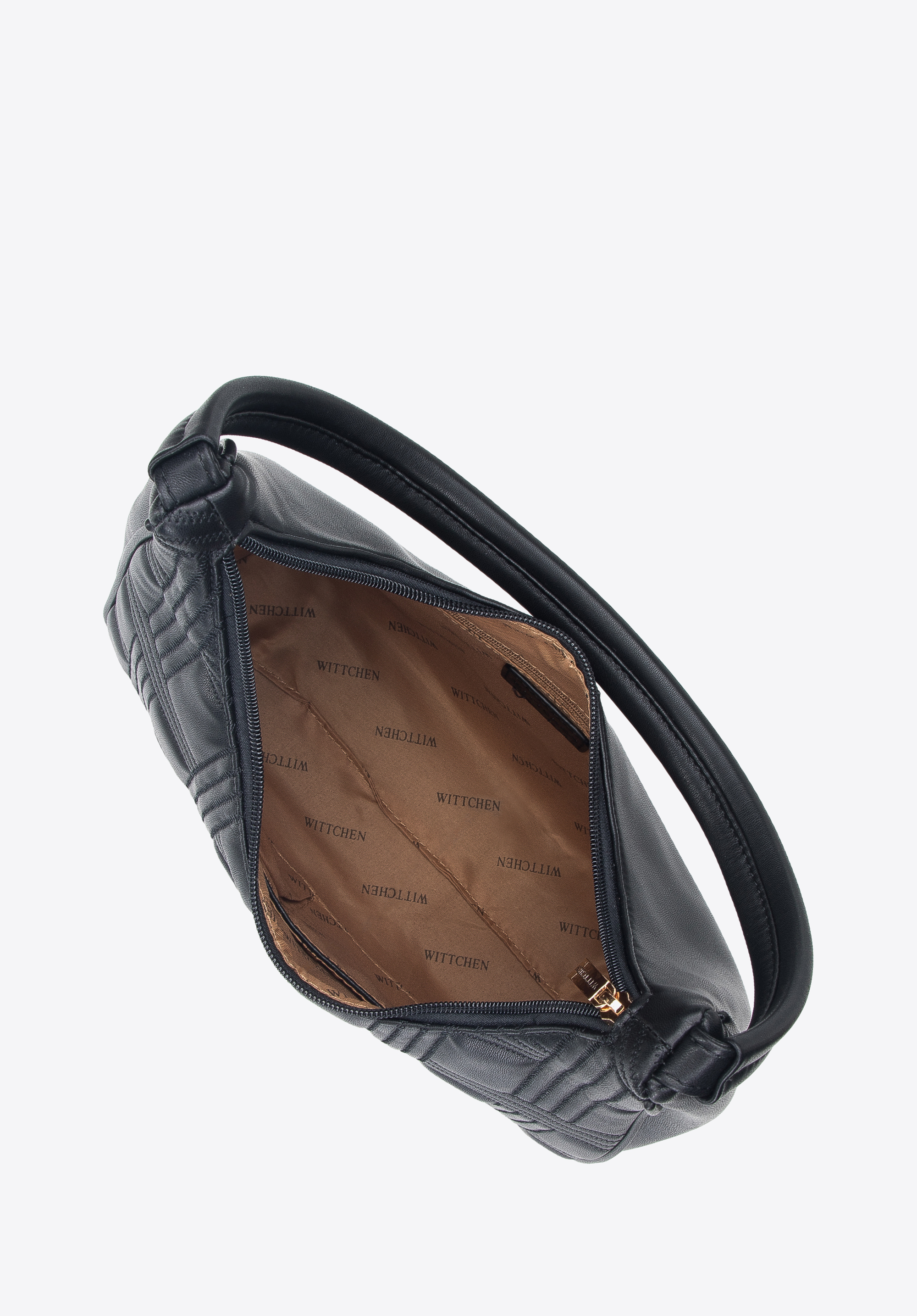 Torebka na ramię z pikowanej ekoskóry