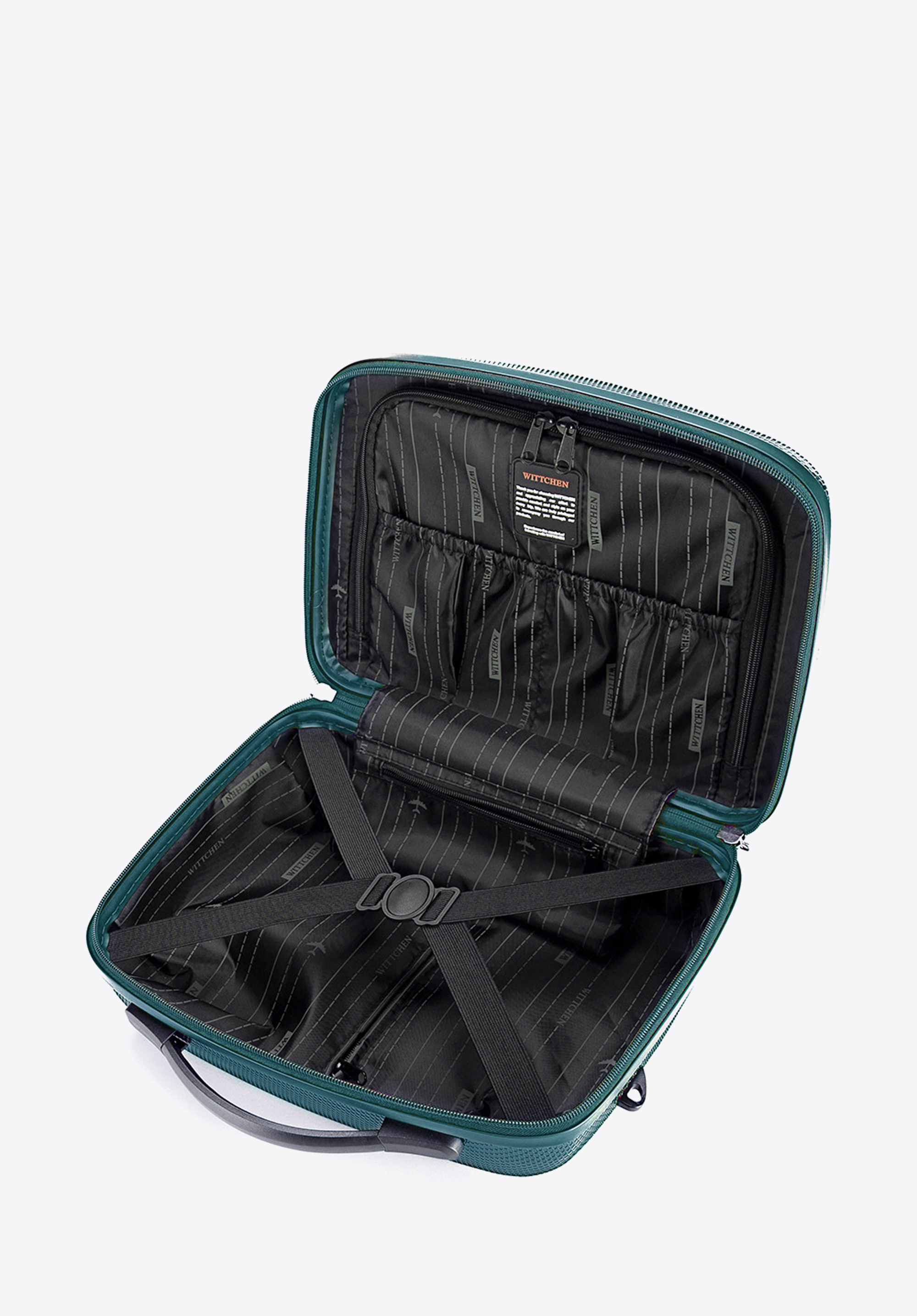 Kosmetyczka podróżna z polikarbonu jednokolorowa