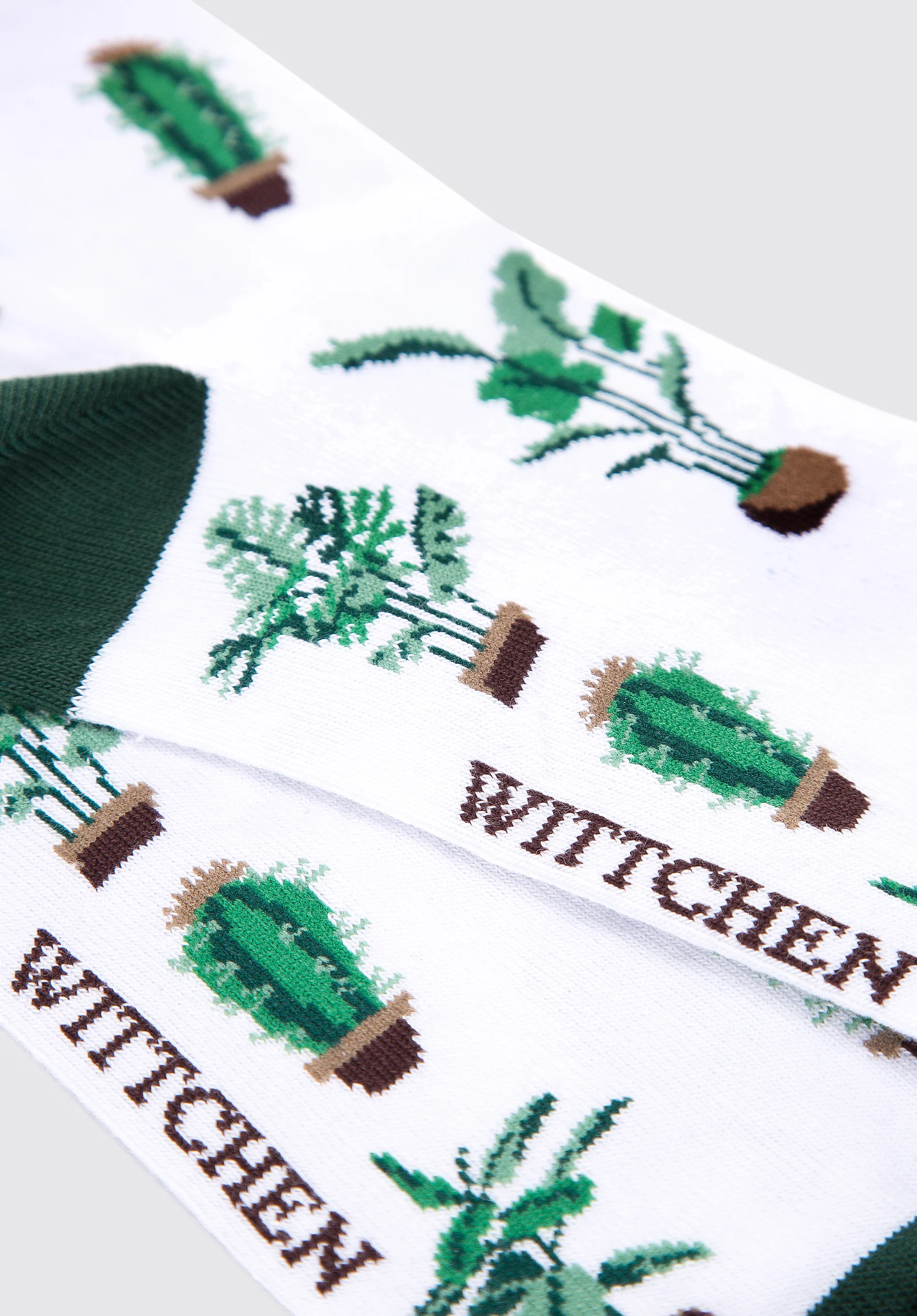 Męskie skarpetki w rośliny doniczkowe