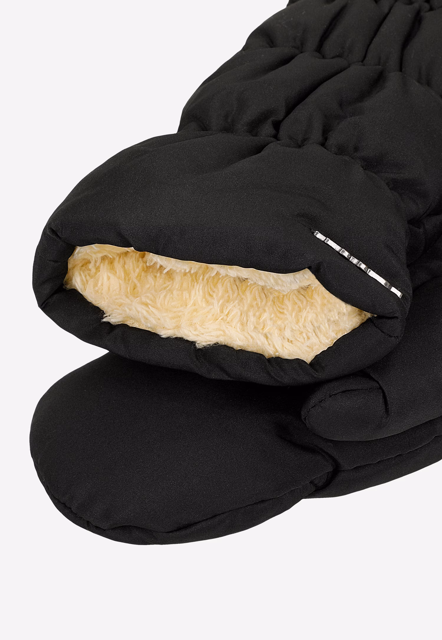 RELAKS beżowe ocieplane rękawiczki z jednym palcem