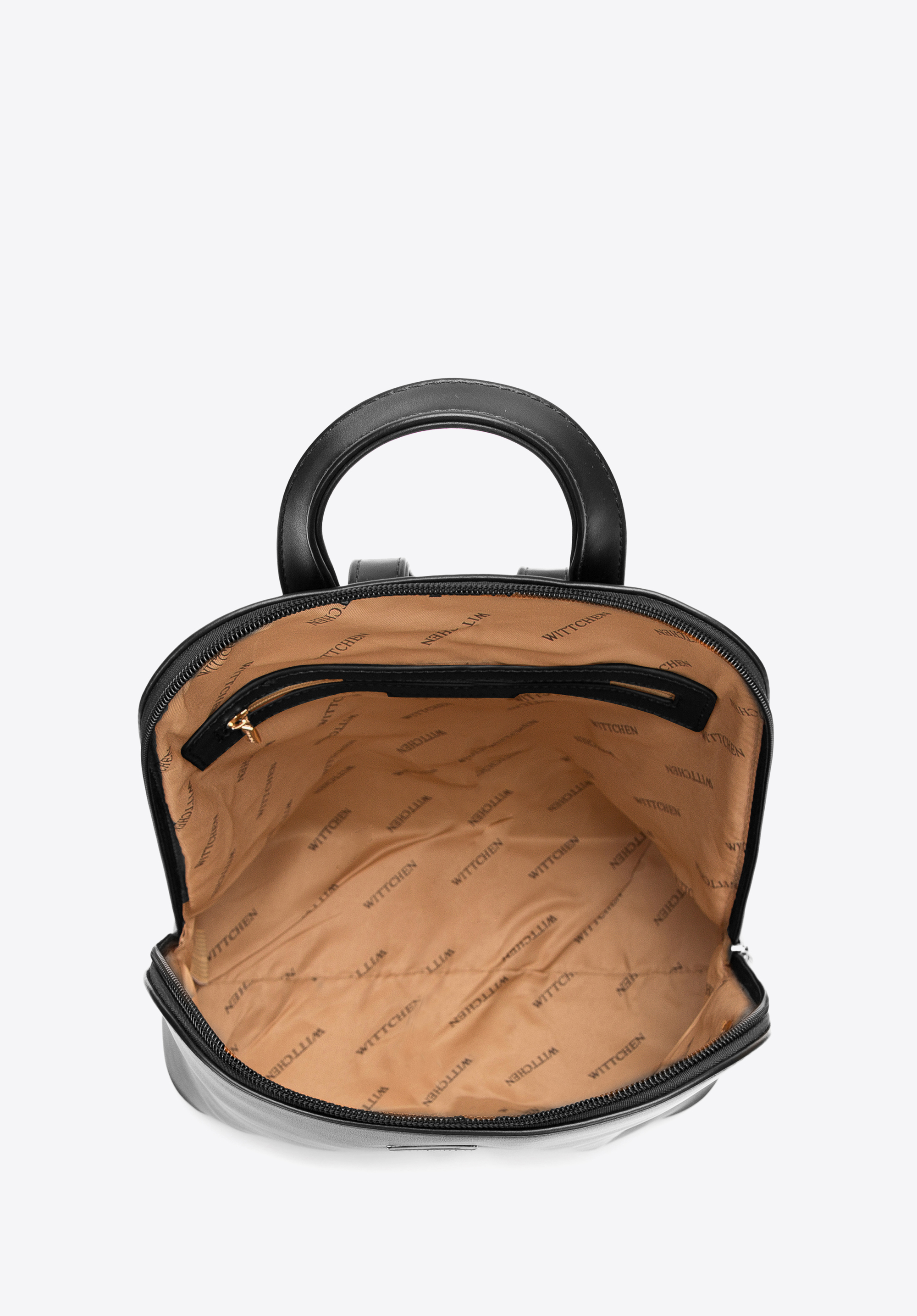 Damski plecak z ekoskóry trapezowy